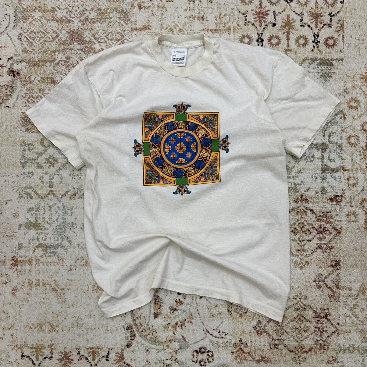 Japanese Brand × Vintage Vintage Yantra T-shirts Big Logo Single stitch 90s Y2K Size US L / EU 52-54 / 3 - 1 Thumbnail