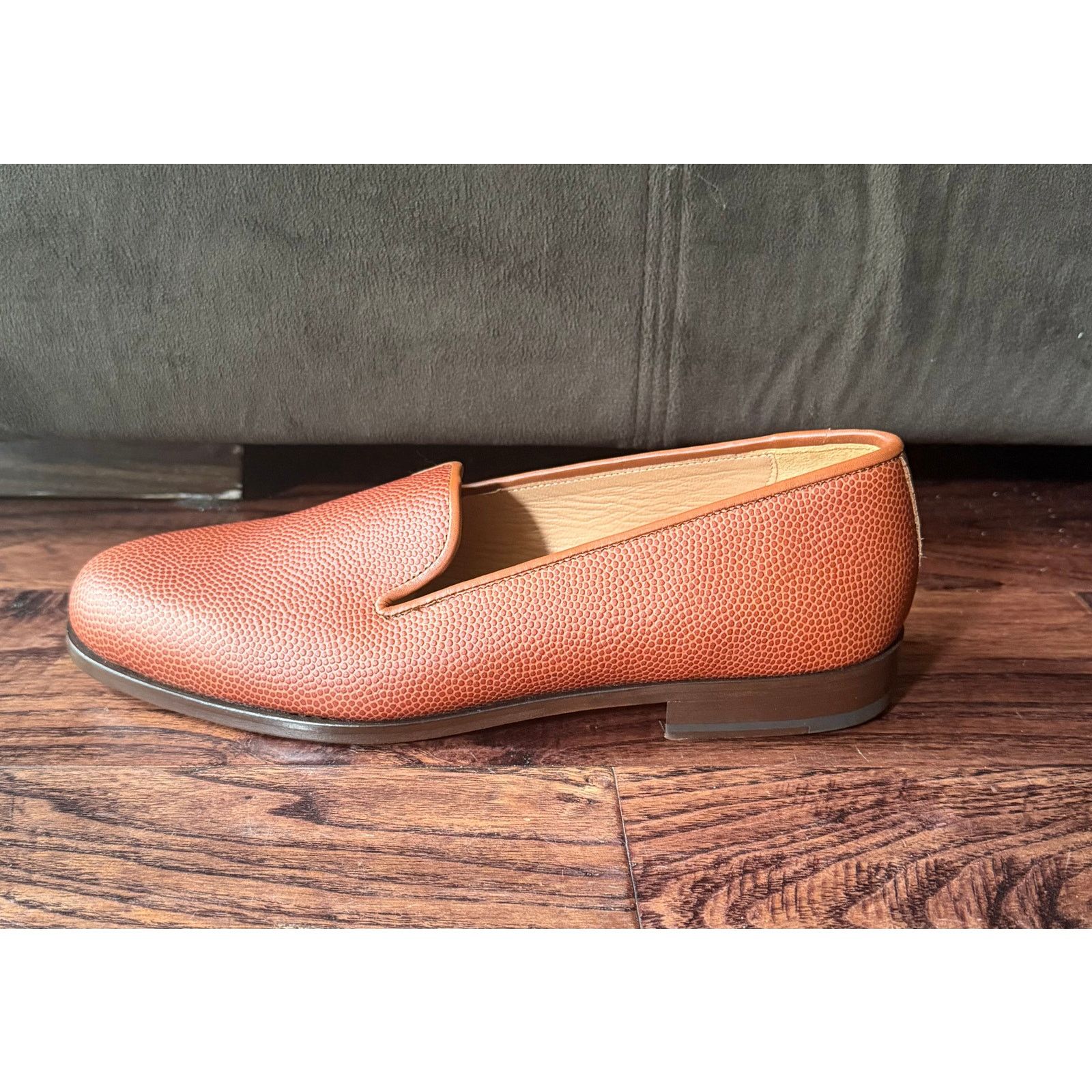 $1095 New Stubbs & Wootton Limited Edition 9.5 Loafers in Brown, Men's — image 3 of 6