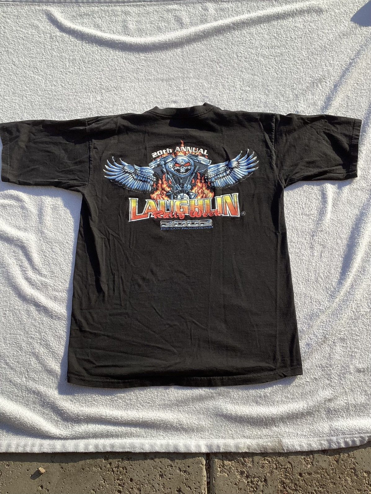 Harley Davidson 2002 Laughlin Nevada motorcycle rally week T-shirt Size US L / EU 52-54 / 3 - 1 Thumbnail