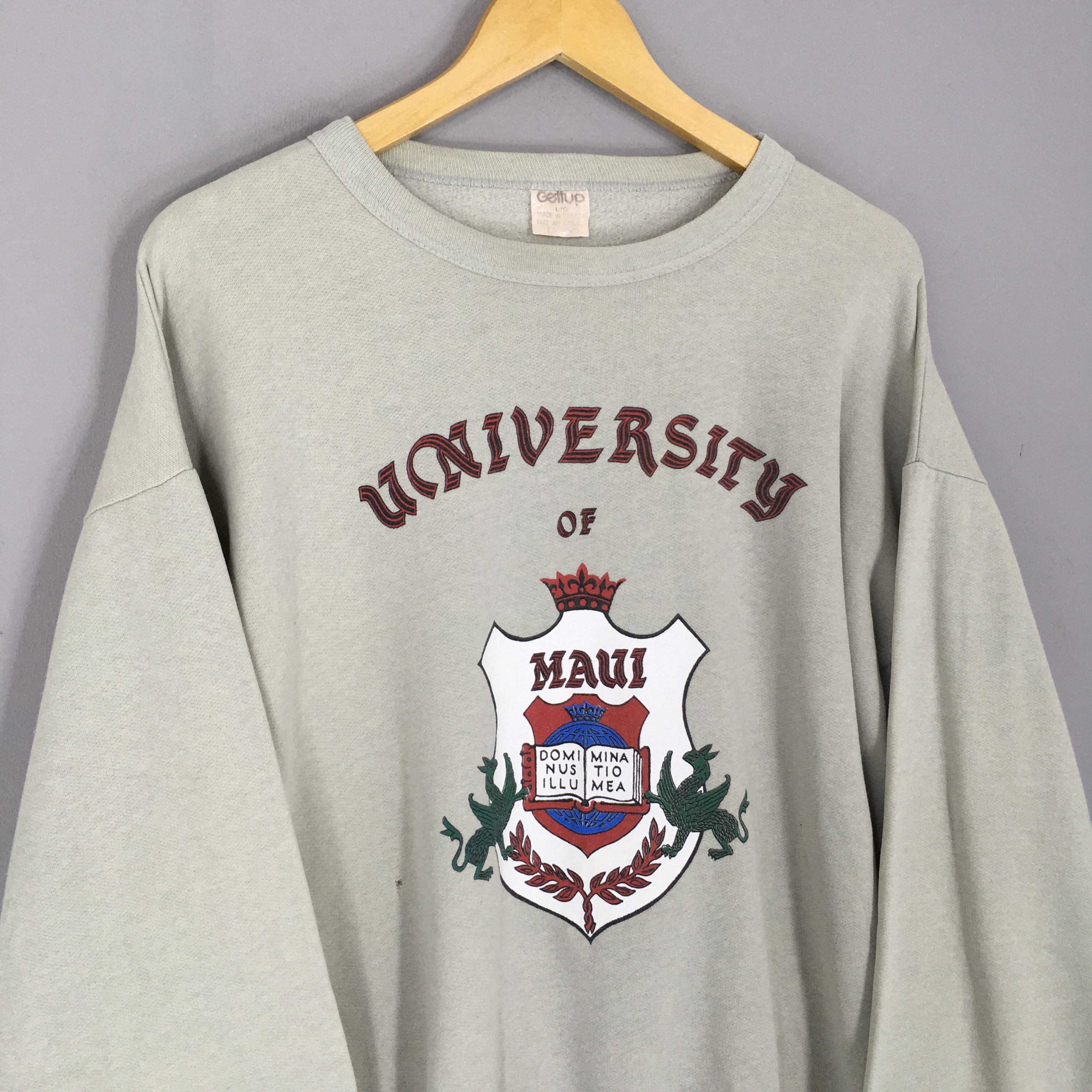 Vintage Vintage 90s University Of Maui Sweatshirt Large Size US L / EU 52-54 / 3 - 4 Thumbnail