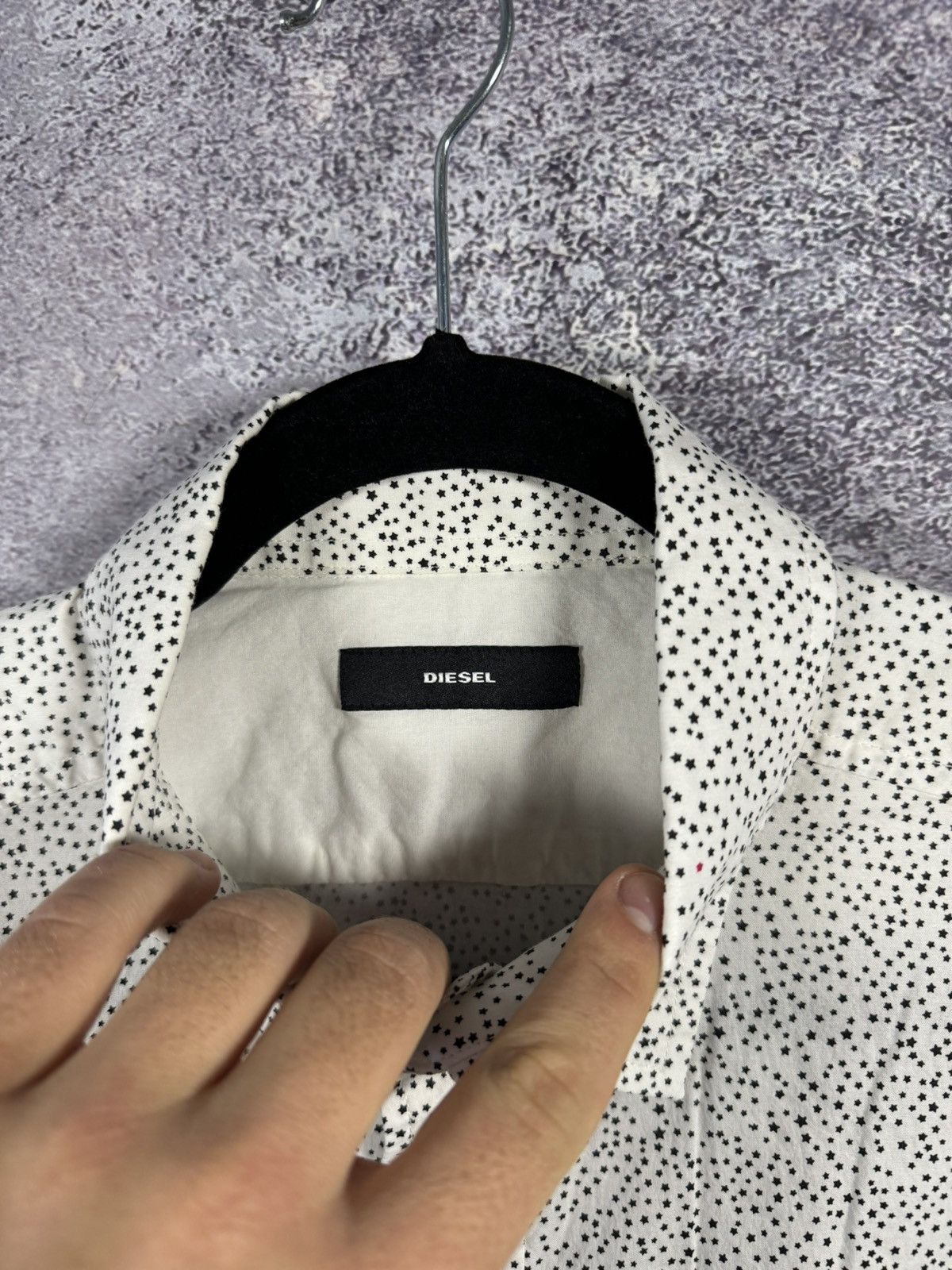 Diesel × Vintage Diesel Star Printer Shortsleeve Shirt Vintage XL size Size US XL / EU 56 / 4 - 11 Thumbnail