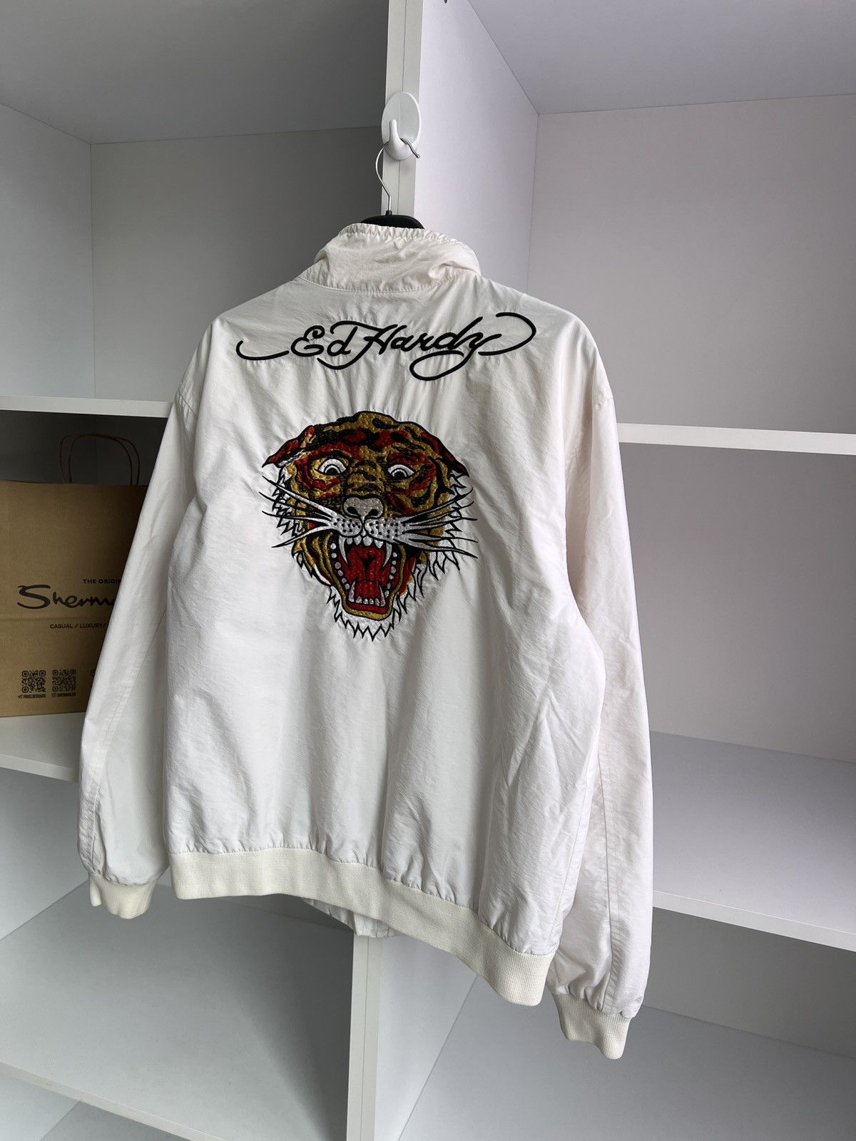 Ed Hardy × Vintage Vintage Ed Hardy Y2k Big Logo Jacket Size US M / EU 48-50 / 2 - 13 Thumbnail