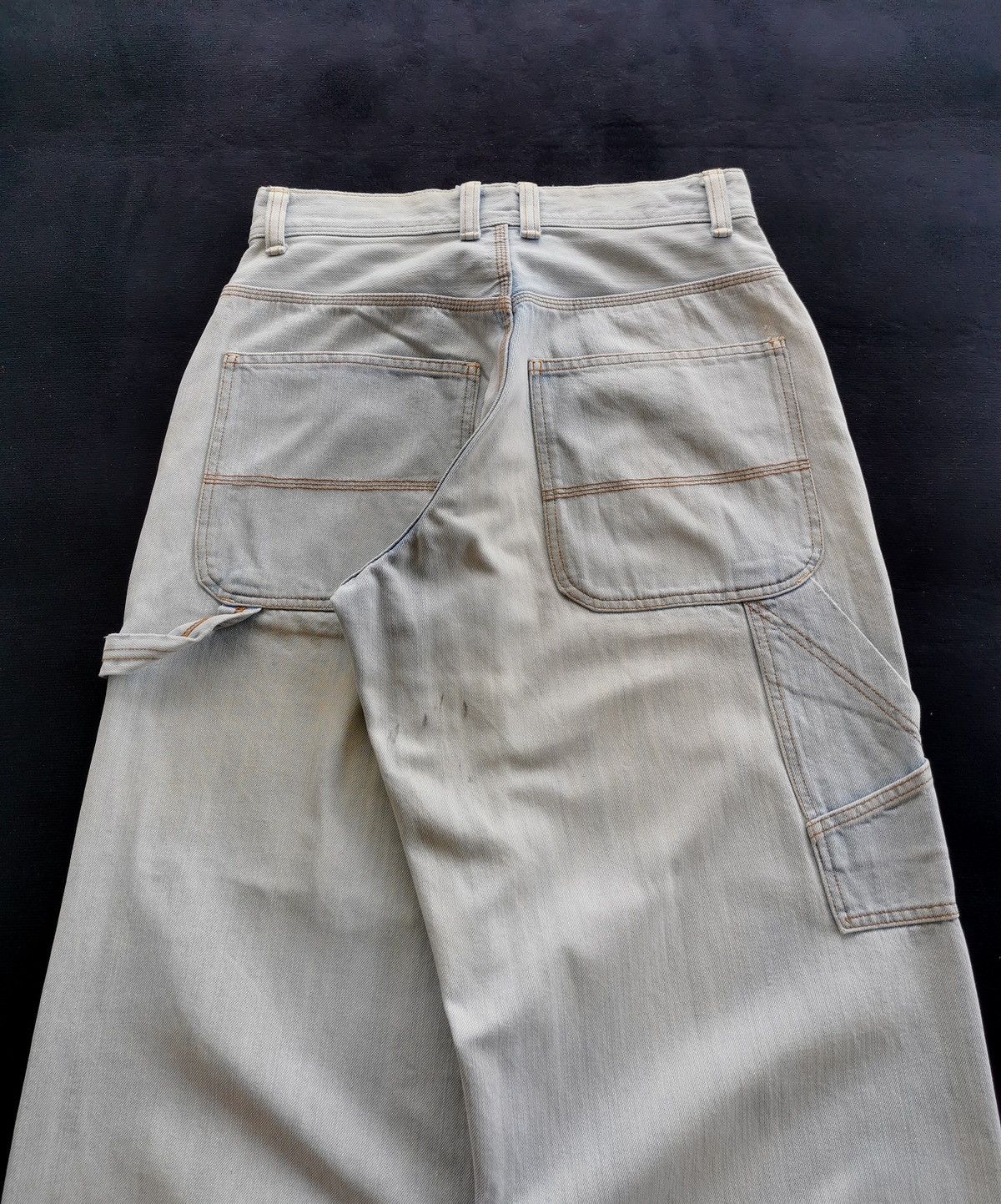 Big John Baggy Carpenter Distressed Big John Jeans Size US 28 / EU 44 - 7 Thumbnail