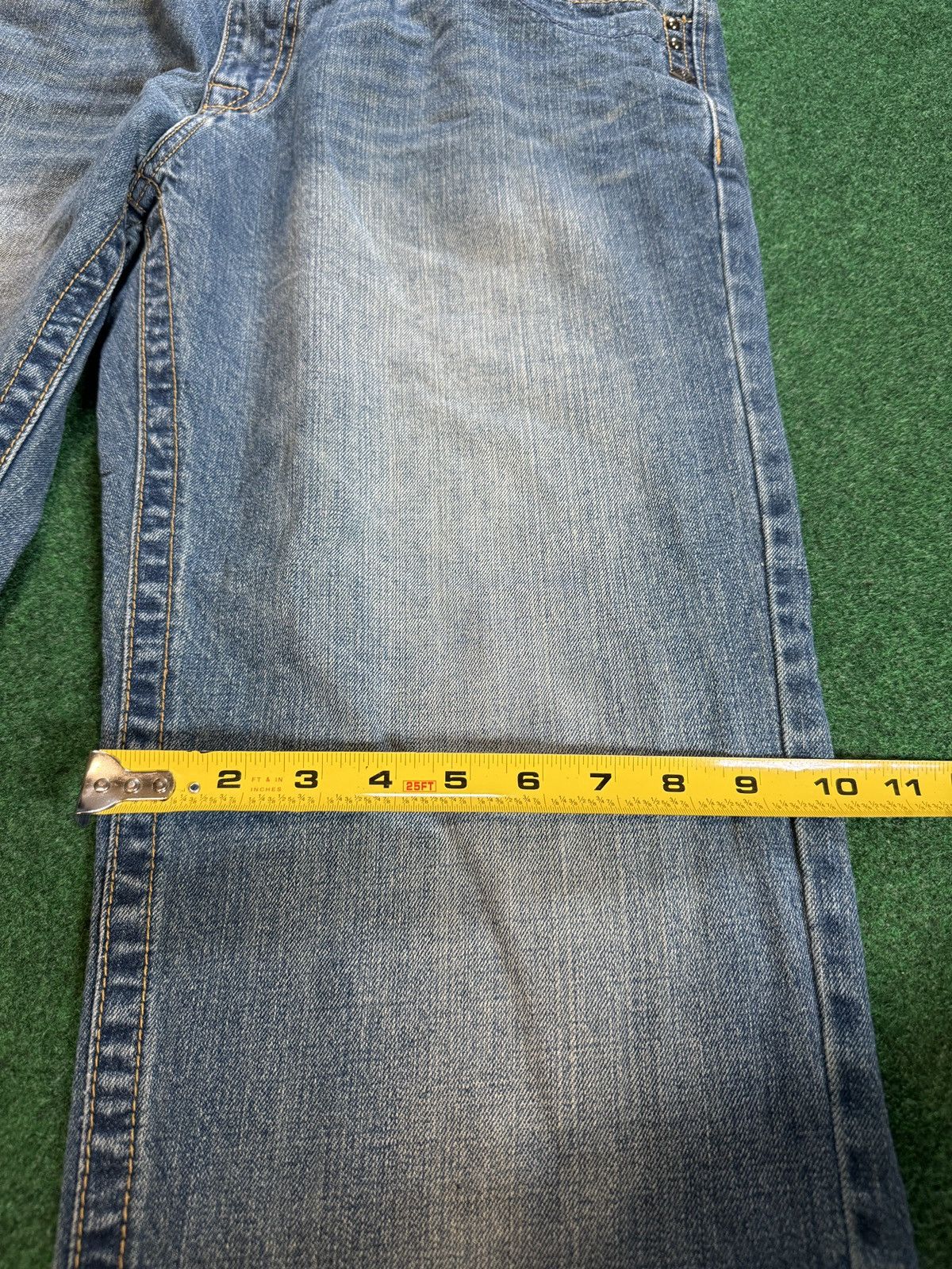 Enyce × Vintage Y2K Eynce Studded Emo Grunge Baggy Wide Leg 36x34 Jeans Size US 36 / EU 52 - 11 Thumbnail
