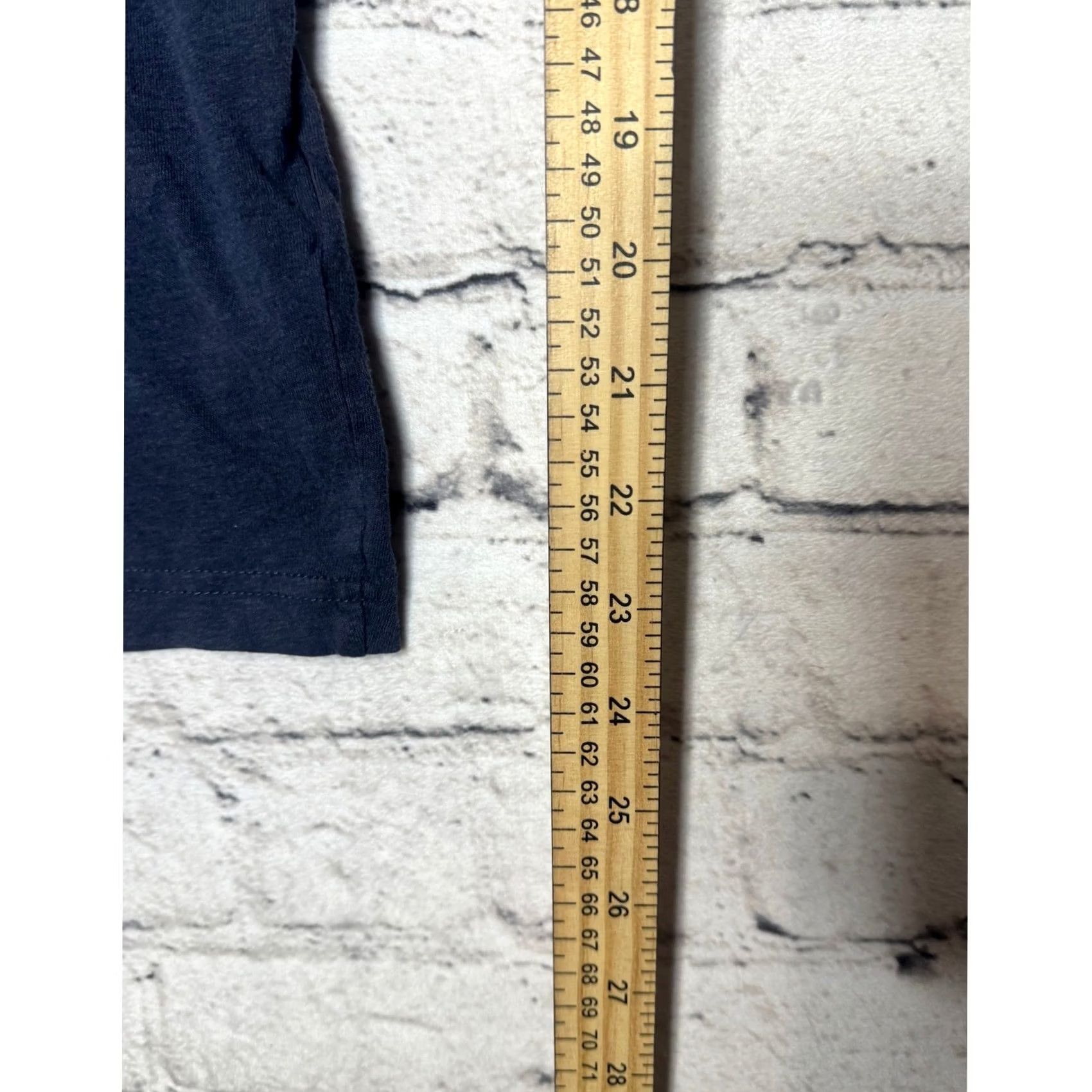 Guess GUESS LOS ANGELES Navy Blue V-Neck Short Sleeve T Shirt Men L Size US L / EU 52-54 / 3 - 3 Thumbnail