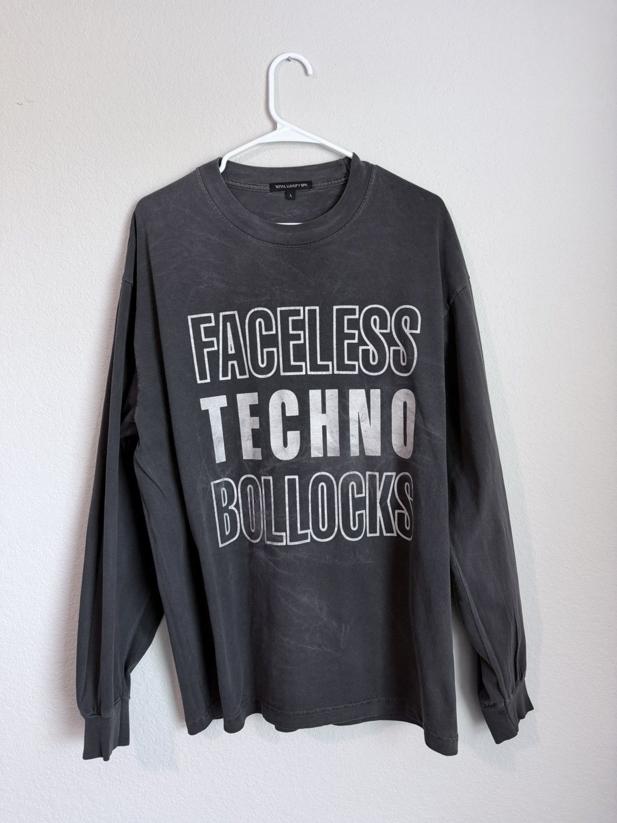 Total Luxury Spa “Faceless Techno Bollocks” Black, Size L