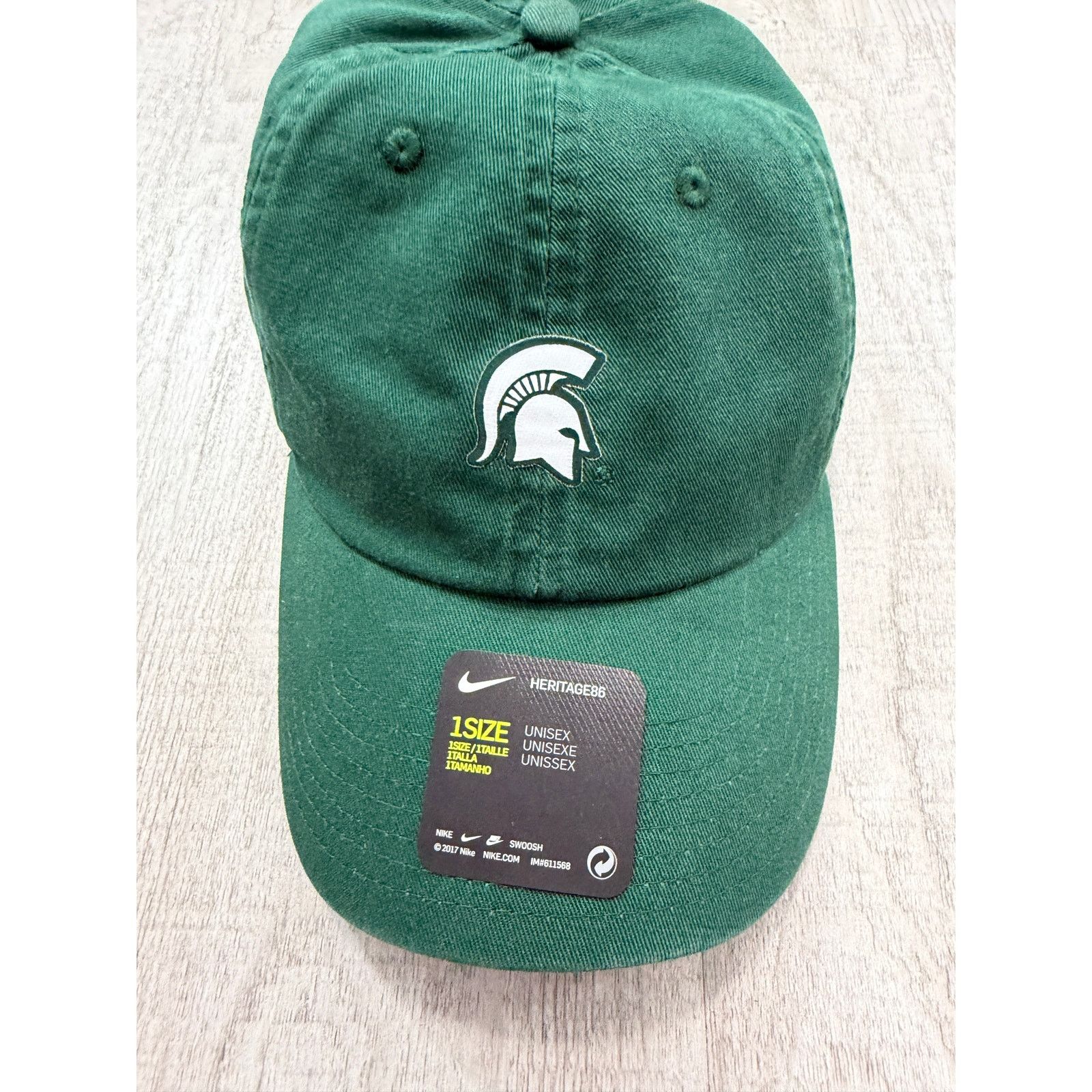 Nike Nike Heritage 86 Michigan State Spartans Hat Adult NEW NWT Size ONE SIZE - 2 Thumbnail