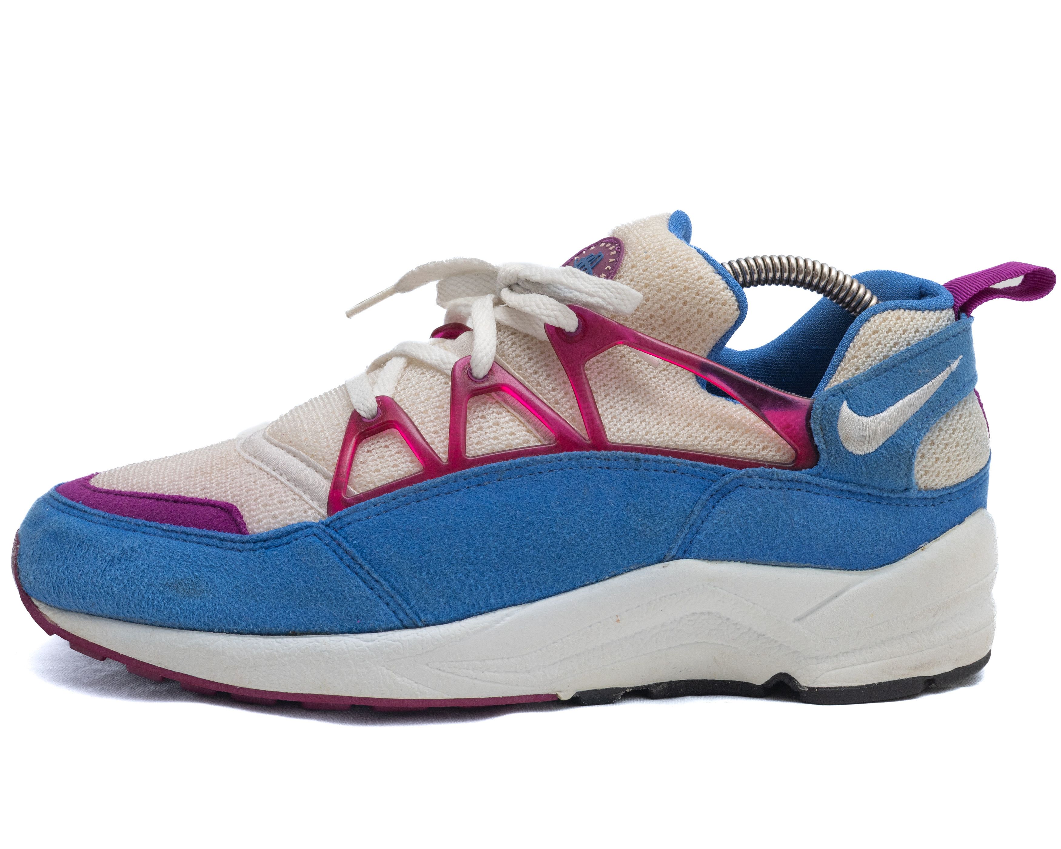 Nike NIKE AIR OG Huarache Light Blue Crystal/Red Plum 90s Size US 9.5 / IT 39.5 - 3 Thumbnail