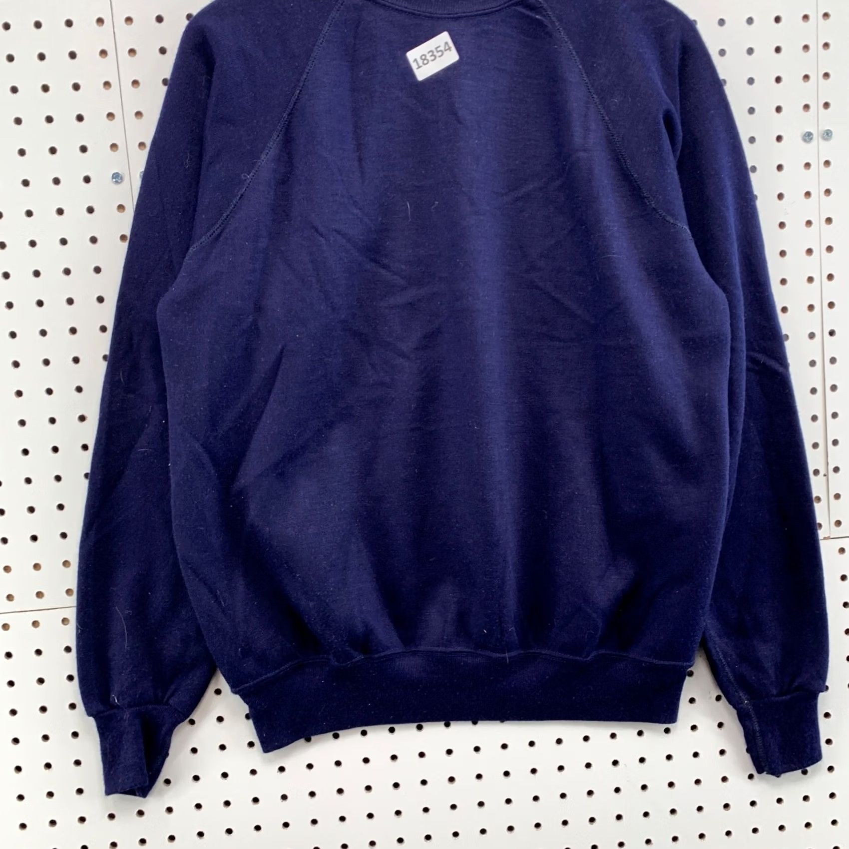 Vintage VINTAGE Sports Action Sweatshirt Adult L Navy Blue Crew Neck 60s 70s Mens Size US L / EU 52-54 / 3 - 7 Thumbnail