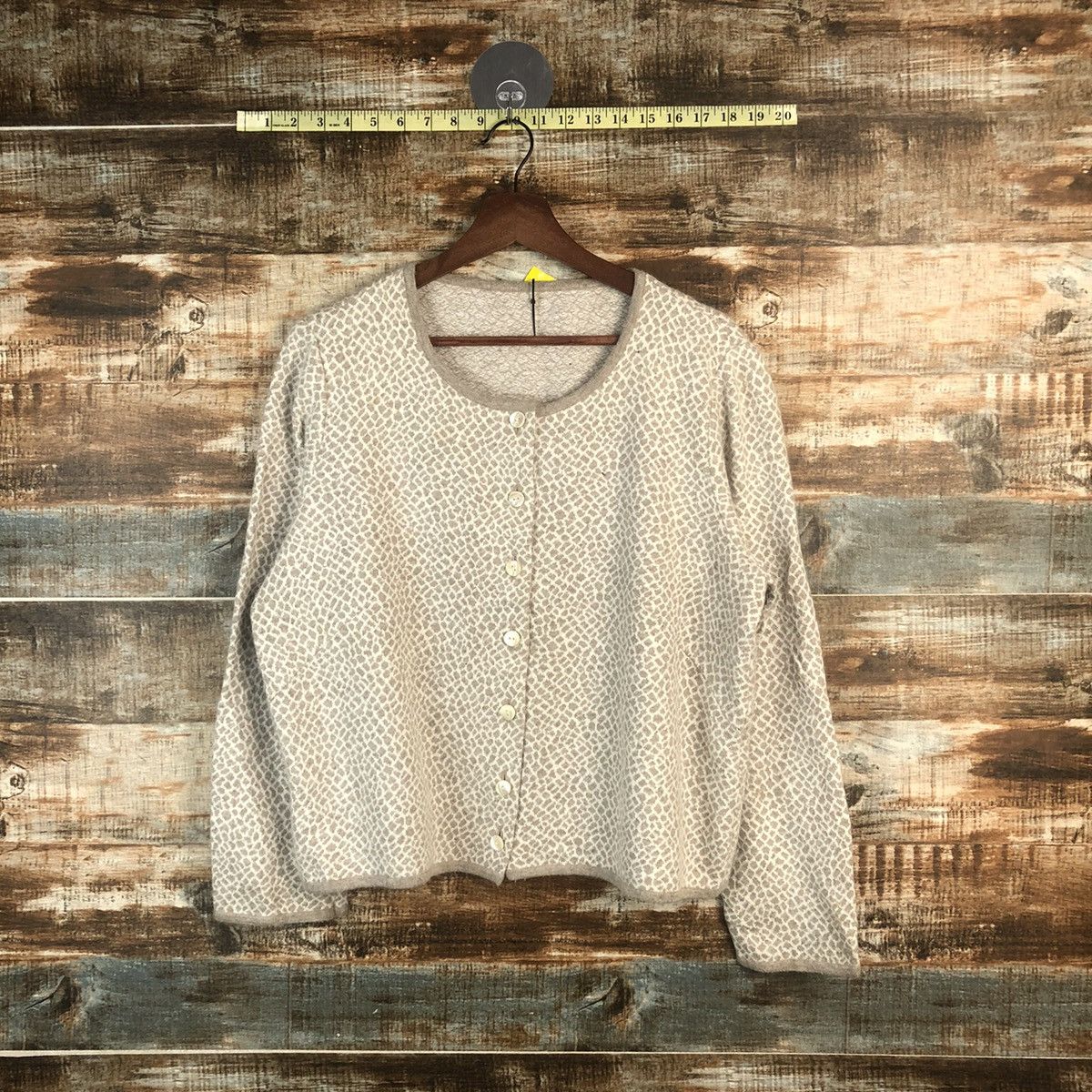 Vintage DL Mouth Valleyo Brown dotted Knitwear #C581 Size M / US 6-8 / IT 42-44 - 1 Thumbnail