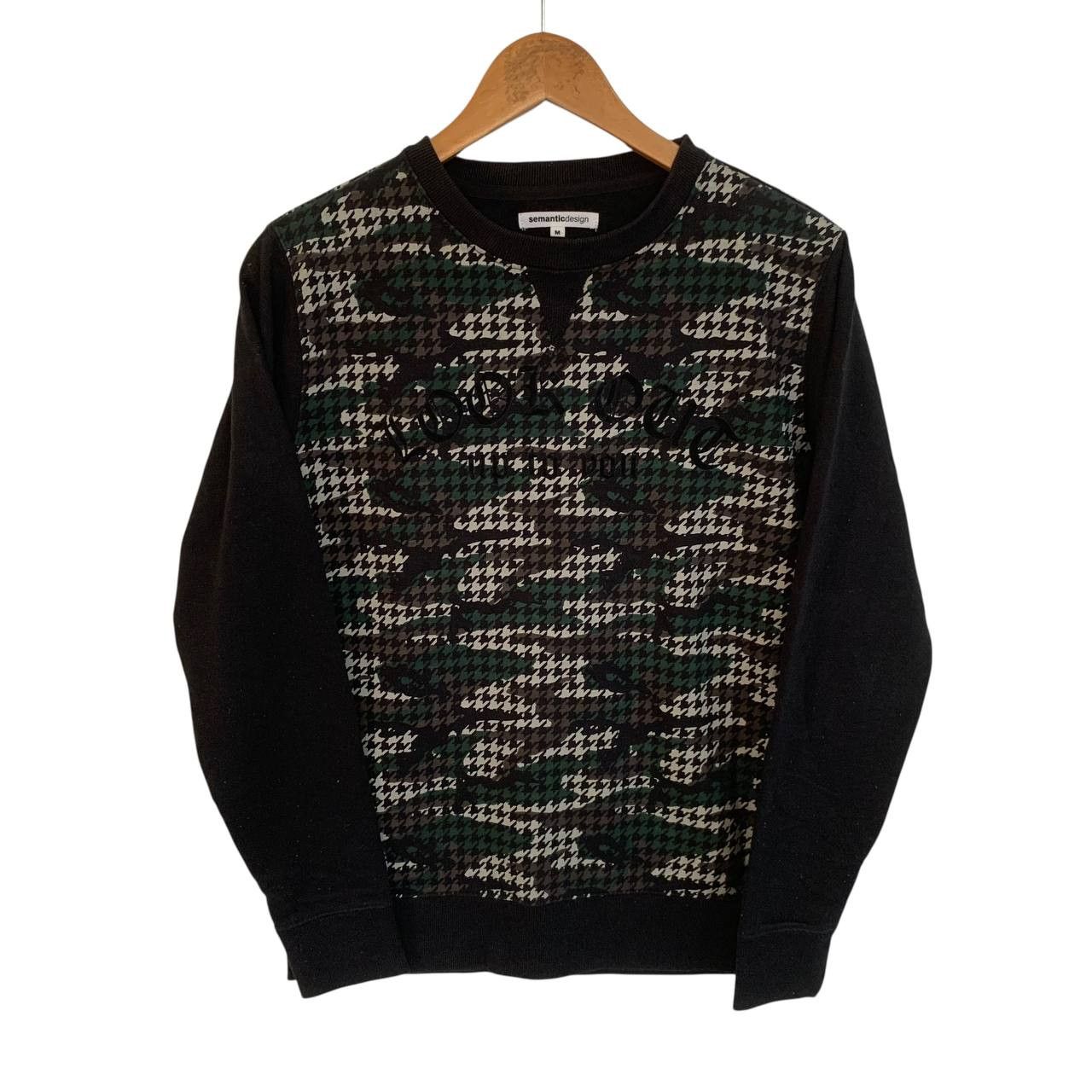 semanticdesign Semantic Design Fancy Sweatshirt Rare Small Size US S / EU 44-46 / 1 - 1 Thumbnail