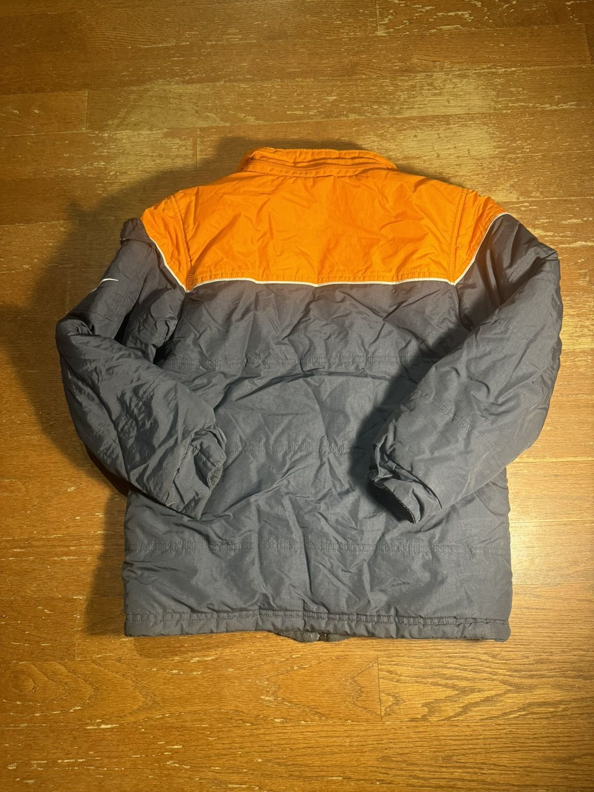 Nike Y2K Youth Nike Grey and Orange Puffer Jacket Size US M / EU 48-50 / 2 - 5 Thumbnail