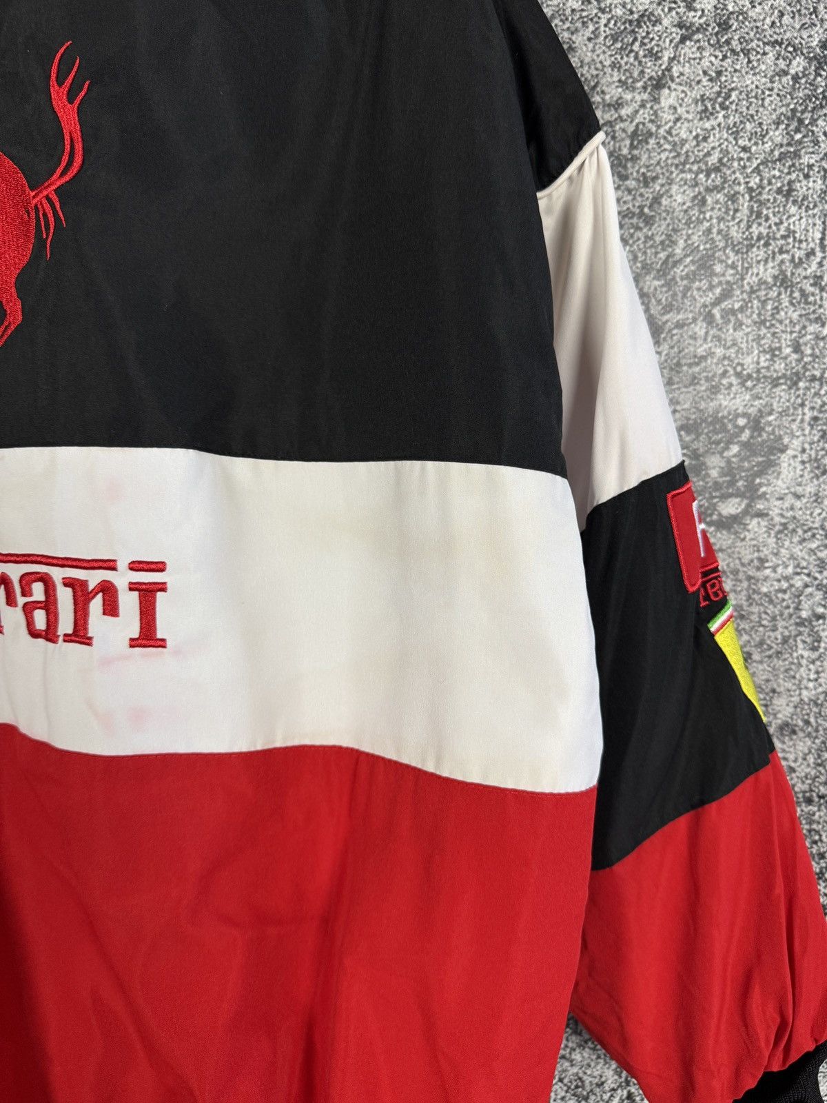 Ferrari Rare Ferrari Vintage Racing Jacket F1 Schumacher Shell Sz L Size US L / EU 52-54 / 3 - 18 Thumbnail
