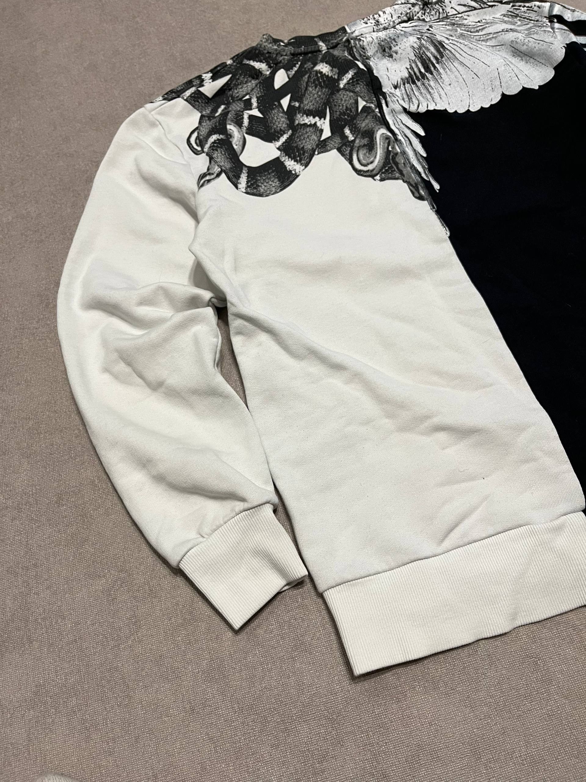 Marcelo Burlon Marcelo Burlon Rare Men`s Sweatshrit Wings Snake Sz XS Size US XS / EU 42 / 0 - 8 Thumbnail