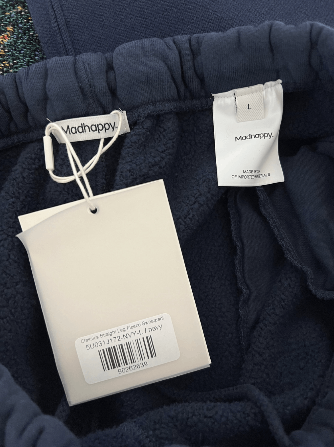 Madhappy Madhappy Classic Straight Leg Sweatpants in Navy Size US 34 / EU 50 - 6 Thumbnail