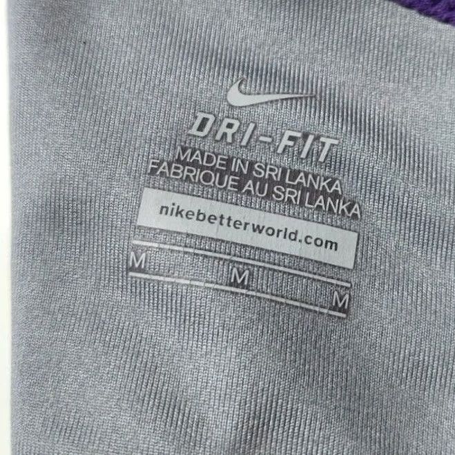 Nike Nike Womens Sports Bra Activewear Racerback Wireless Non Padded Purple M Size ONE SIZE - 5 Thumbnail