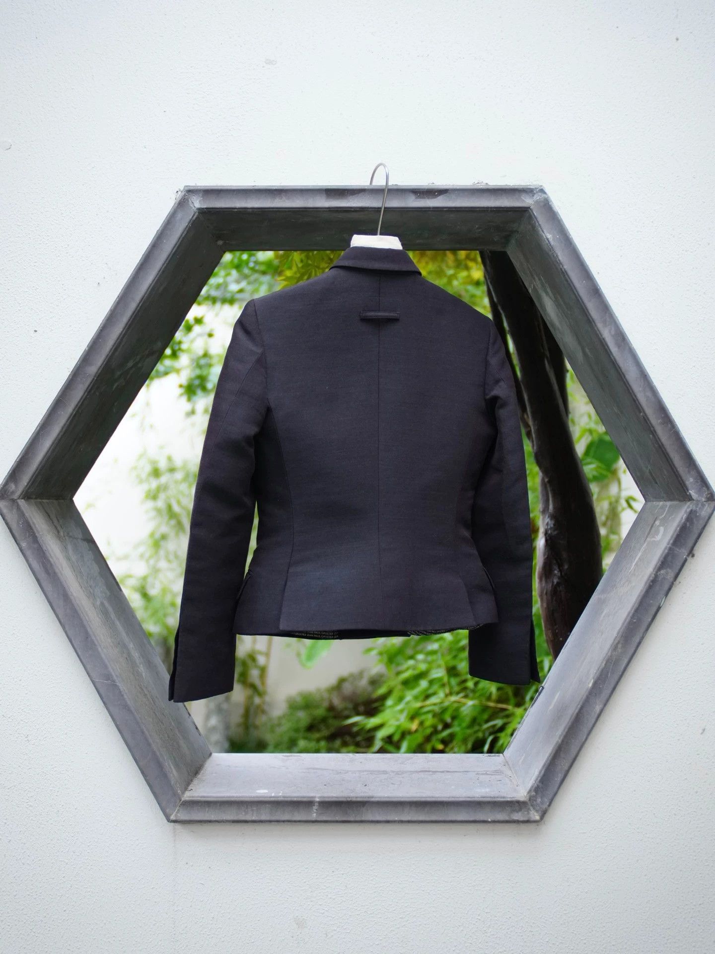 Jean Paul Gaultier JPG Wool Blend Iridescent Plum Reversible Blazer Italian S Size US S / EU 44-46 / 1 - 4 Thumbnail