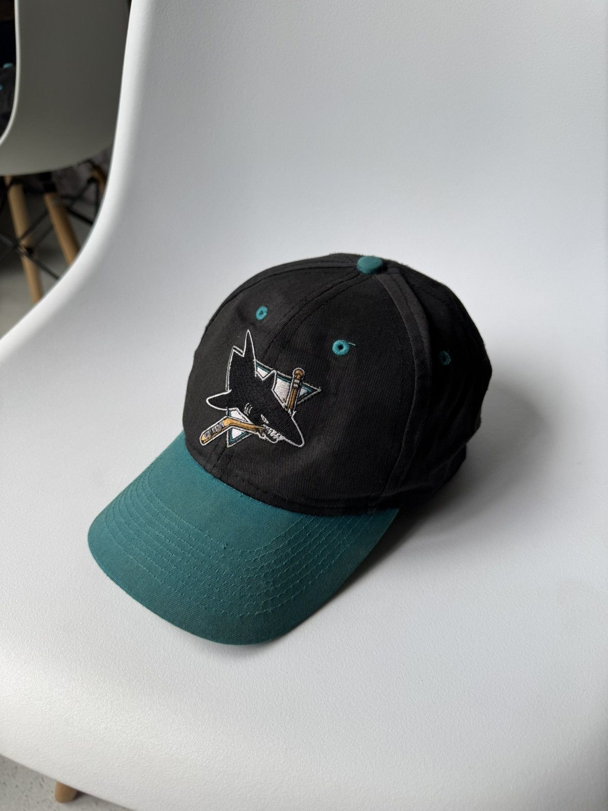 Logo 7 7 Logo NHL Sharks Vintage Cap Size ONE SIZE - 1 Thumbnail