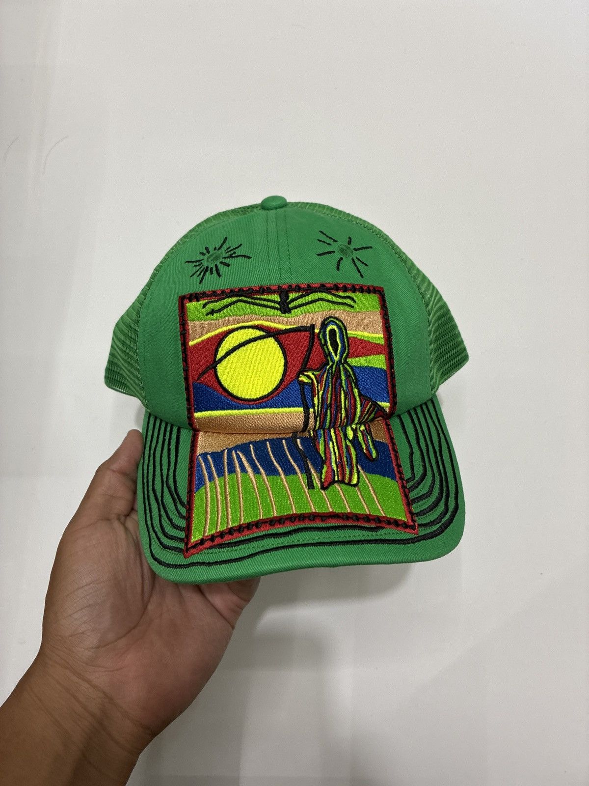 Supreme Supreme Reaper Mesh Back 6-Panel Green Size ONE SIZE - 3 Thumbnail
