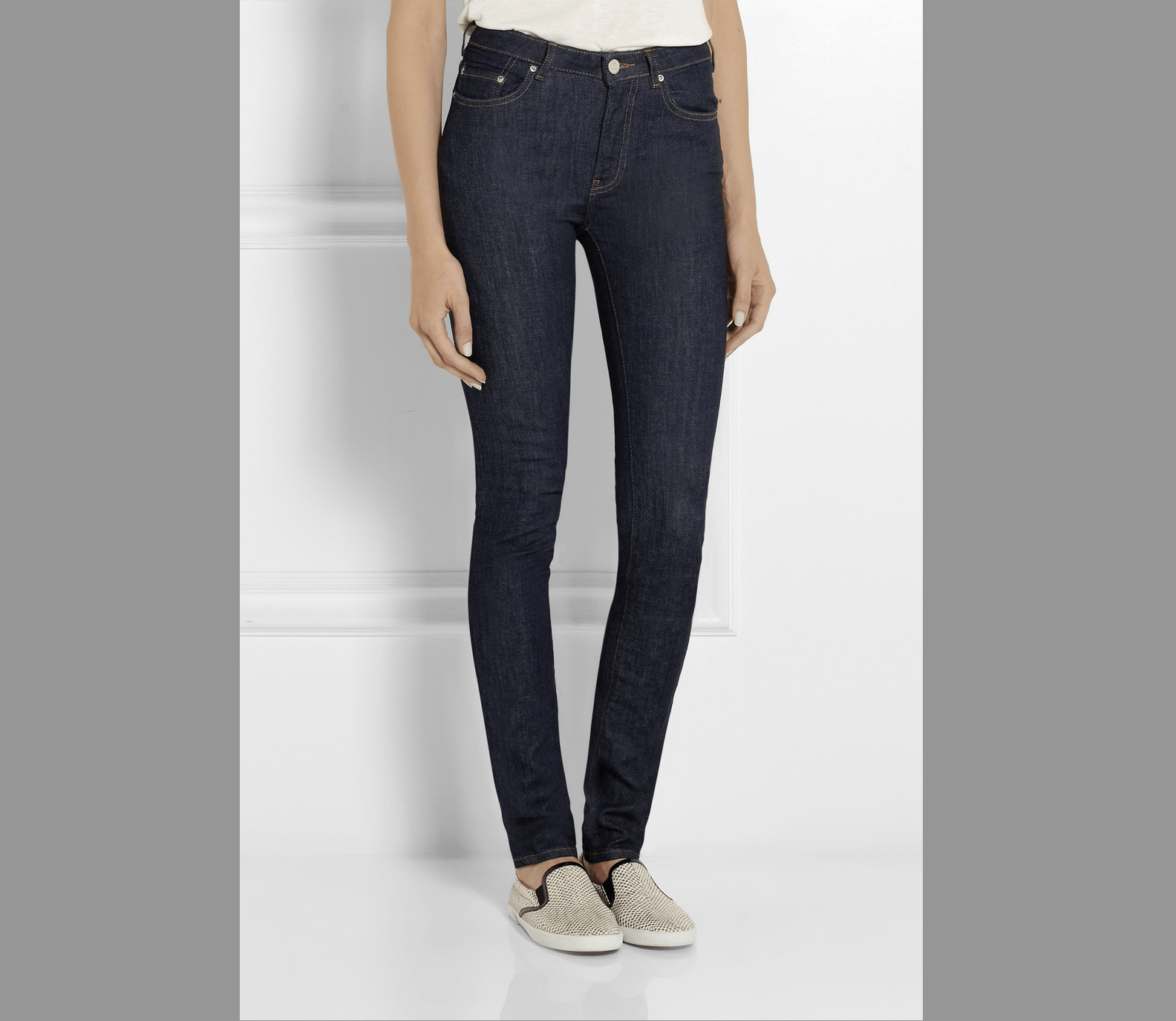 Acne Studios High-rise Skinny Jeans Peg Indigo Size 31" - 1 Thumbnail
