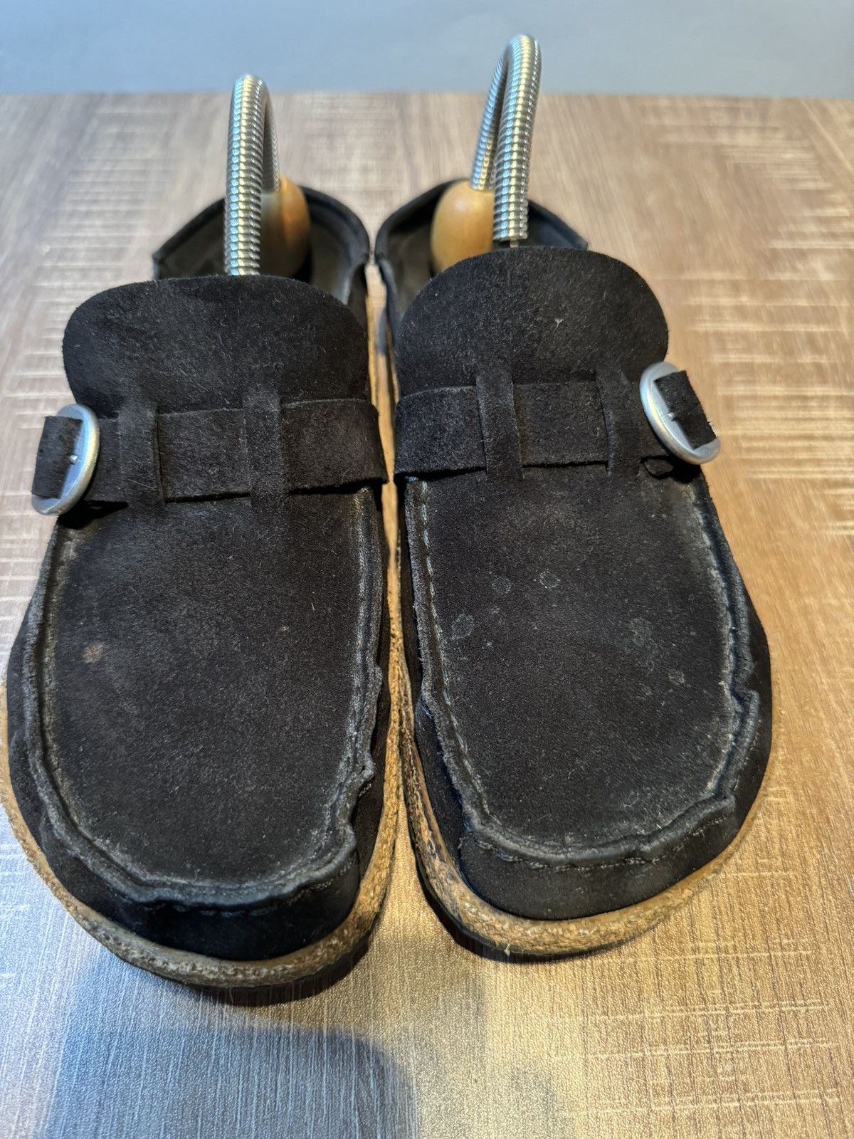 Birkenstock Birkenstock Buckley Clogs Womens Black Leather Size 8 39 Size US 8 / IT 38 - 4 Thumbnail