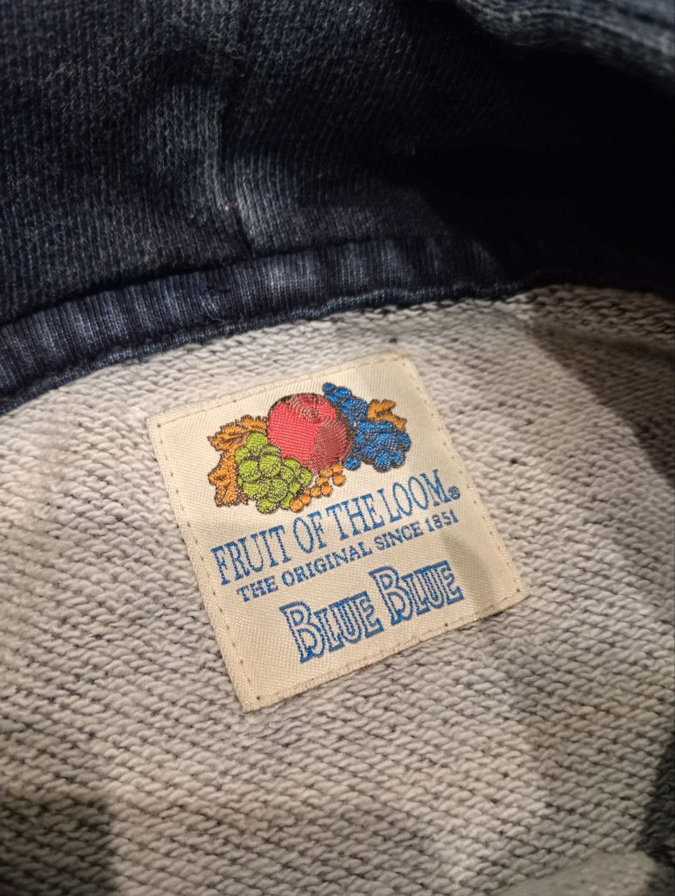 Blue Blue Japan FRUIT OF THE LOOM X BLUE BLUE JAPAN INDIGO DYED HOODIE Size US M / EU 48-50 / 2 - 8 Thumbnail