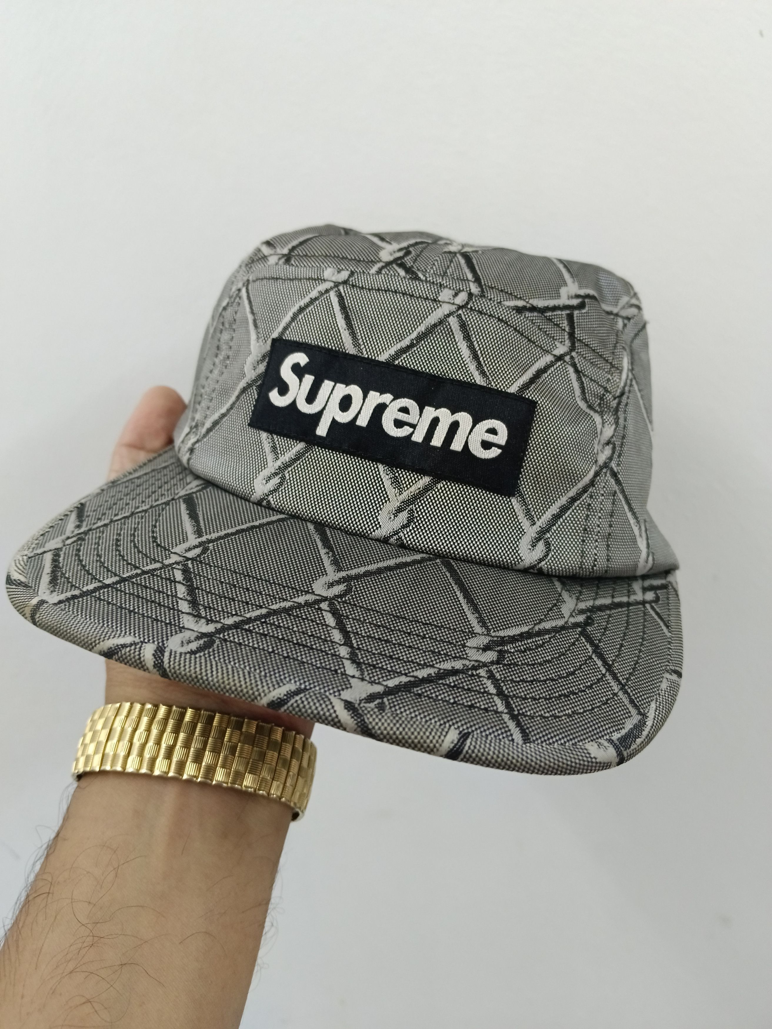Supreme Supreme Chainlink Camp Cap Size ONE SIZE - 3 Thumbnail