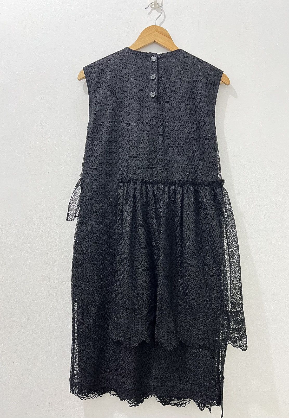 Simone Rocha Simone Rocha - Embellished Crystal Layered Lace Maxi Dress Size S / US 4 / IT 40 - 2 Thumbnail