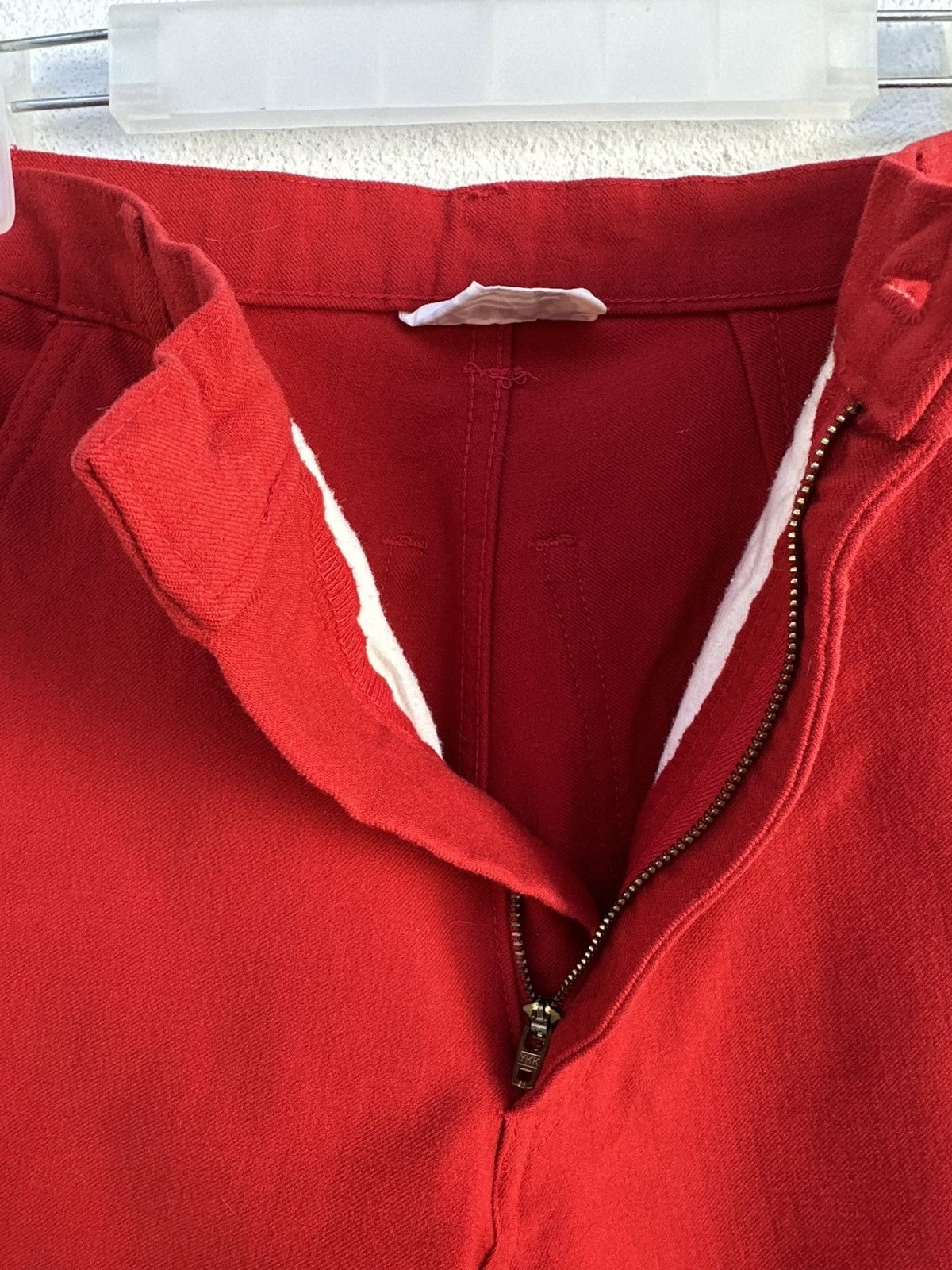 Hai Sporting Gear × Issey Miyake × Japanese Brand Hai Sporting Gear By Issey Miyake Red Pants Size 23" - 10 Thumbnail