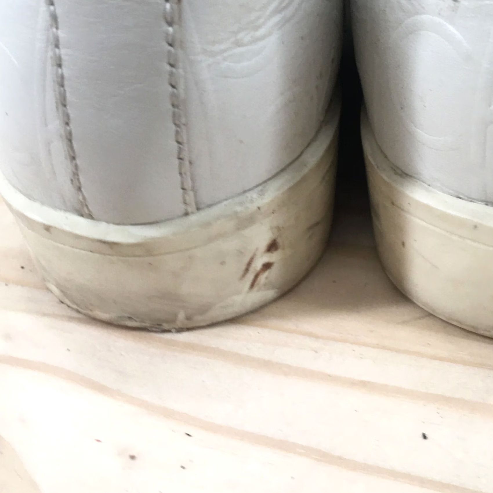 Calvin Klein Calvin Klein Shoes Womens 8.5 Imilia Low Top Lace Up Sneakers White Faux Leather Sneaker Casual Womens Size M / US 6-8 / IT 42-44 - 5 Thumbnail