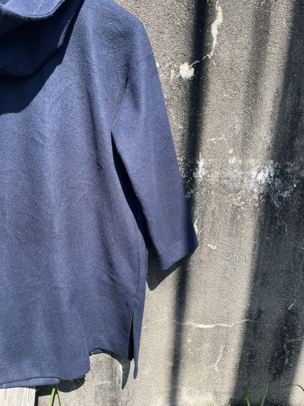 Japanese Brand Vintage Part2 by Junko Shimada Wool Hooded Coat – Navy (M) Size US M / EU 48-50 / 2 - 15 Thumbnail