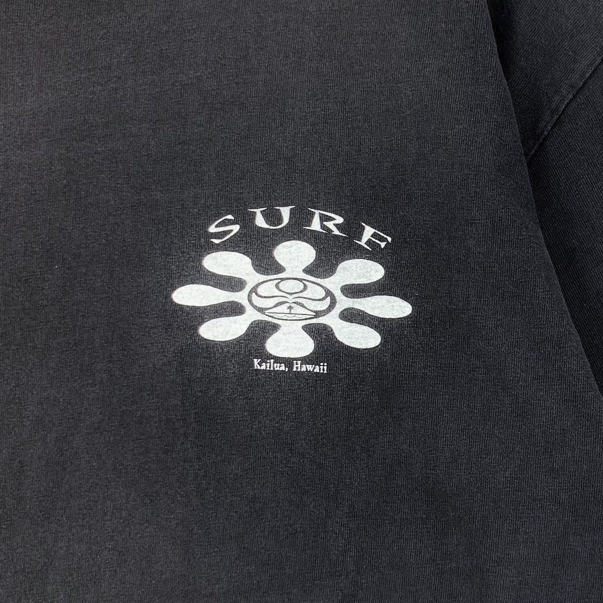Hanes Vintage 90’ SURF KAILUA HAWAII Backhit Tee Shirt Top Size US L / EU 52-54 / 3 - 3 Thumbnail