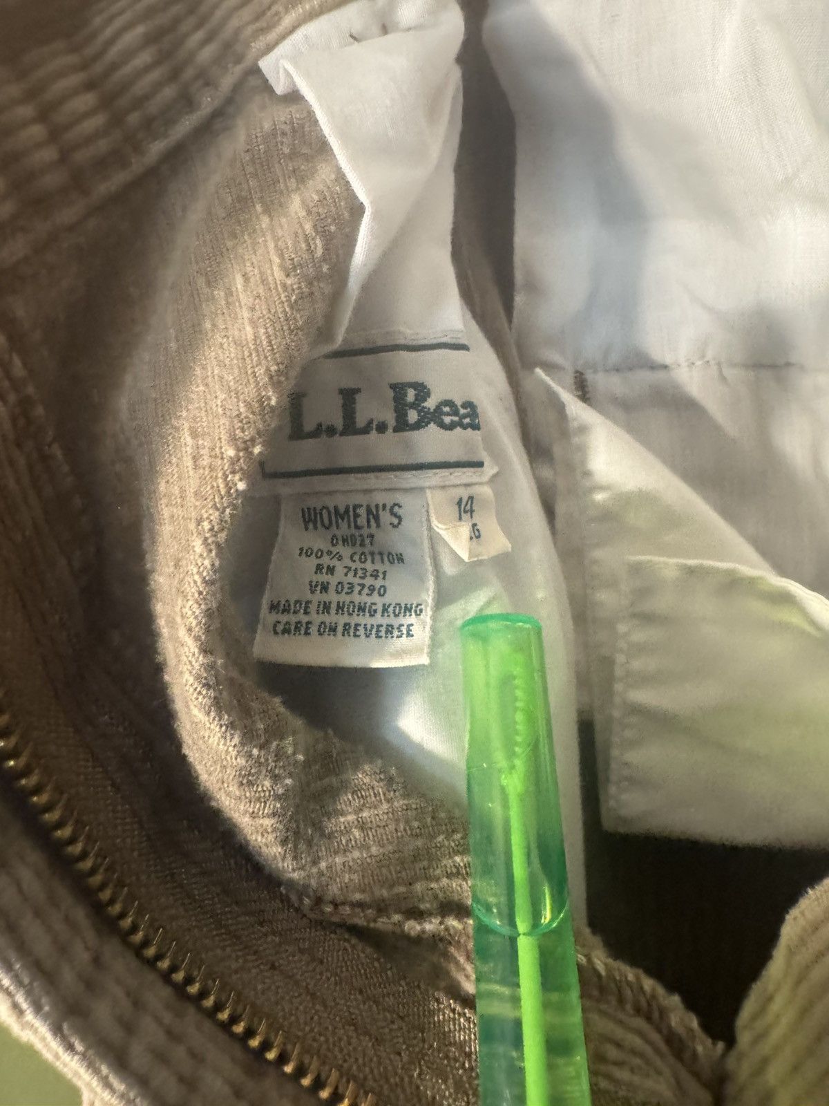 L.L. Bean L.L Bean khaki corduroy pants Size 36" / US 14 / IT 50 - 3 Thumbnail