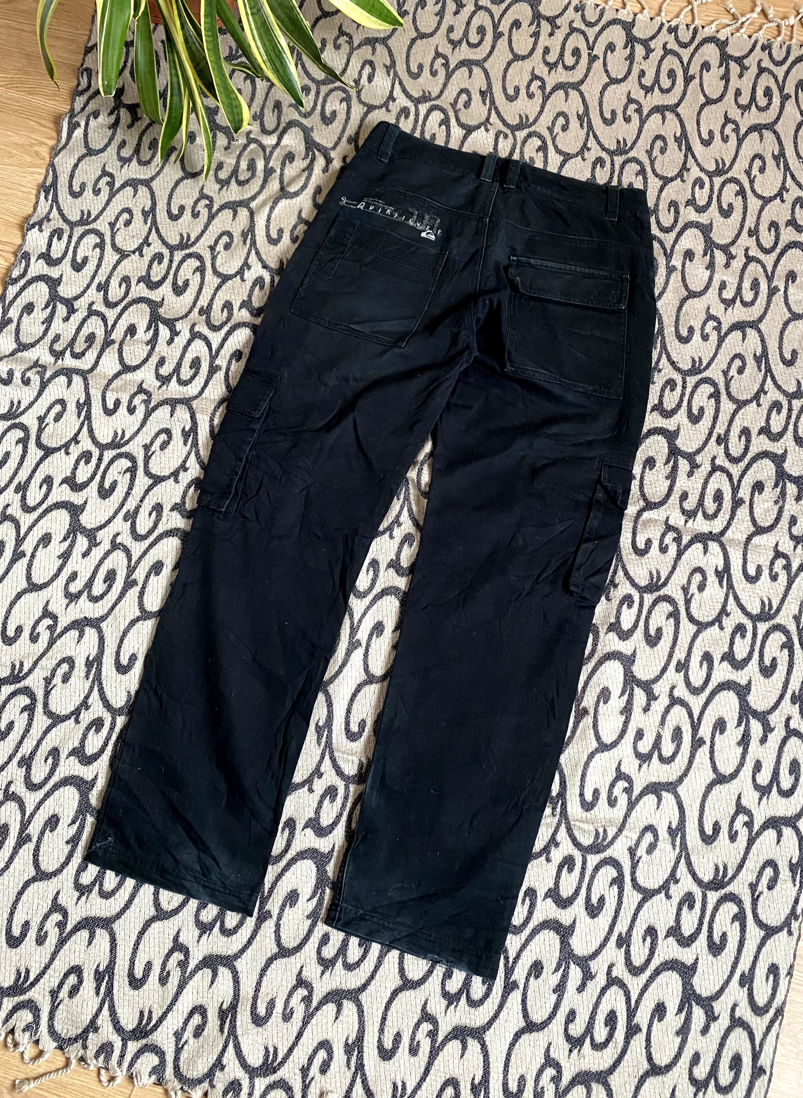 Billabong × Quiksilver Vintage Quiksilver Cargo Pants Streetwear Size US 31 - 9 Thumbnail