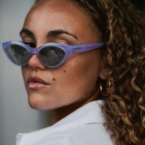 Givenchy 🕶️ New Givenchy GV40025U 78C Violet/Grey Sunglasses Size ONE SIZE - 2 Thumbnail