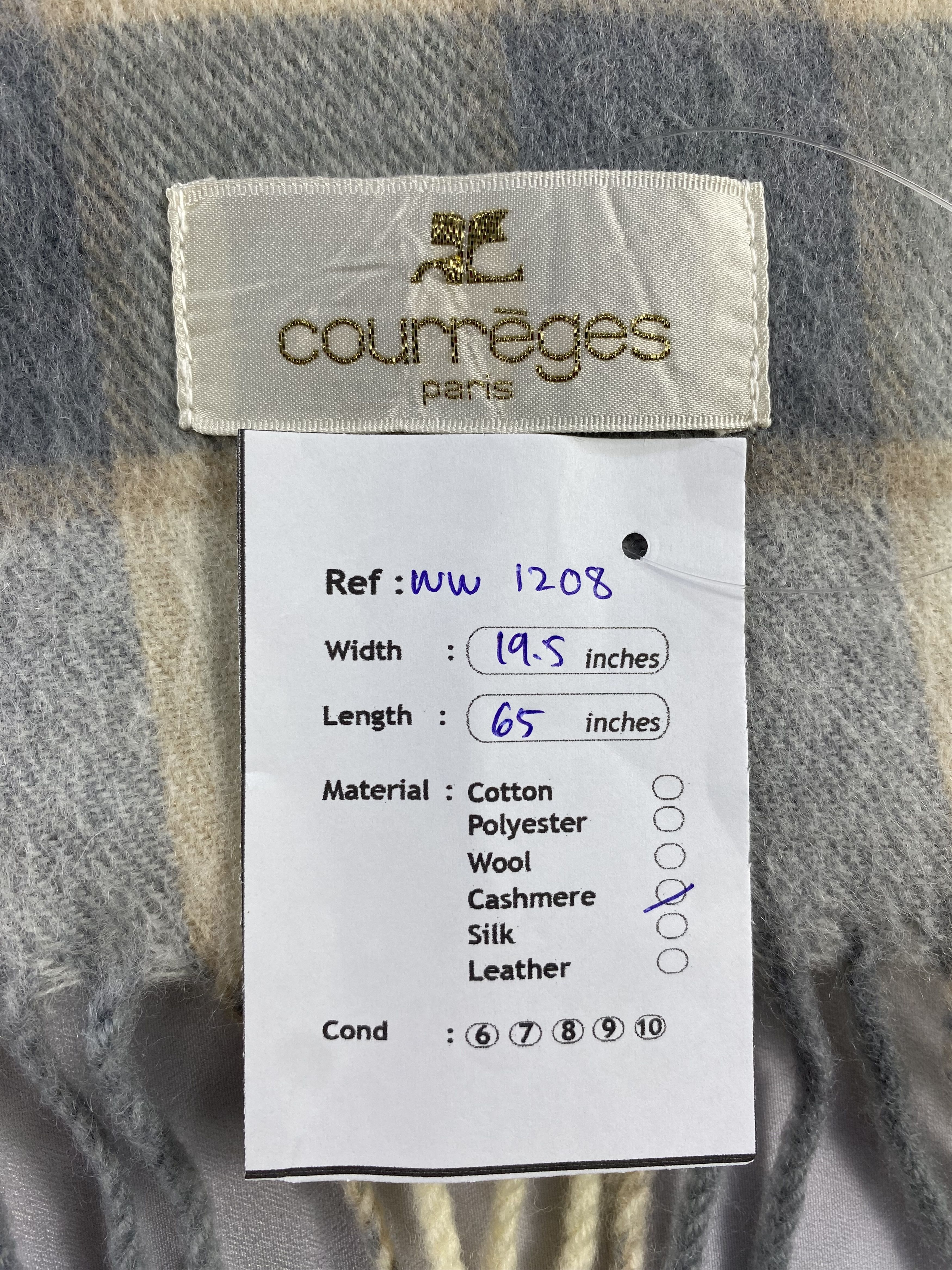 Courreges × Vintage Courreges Scarf / Muffler / Neckwear Size ONE SIZE - 6 Thumbnail