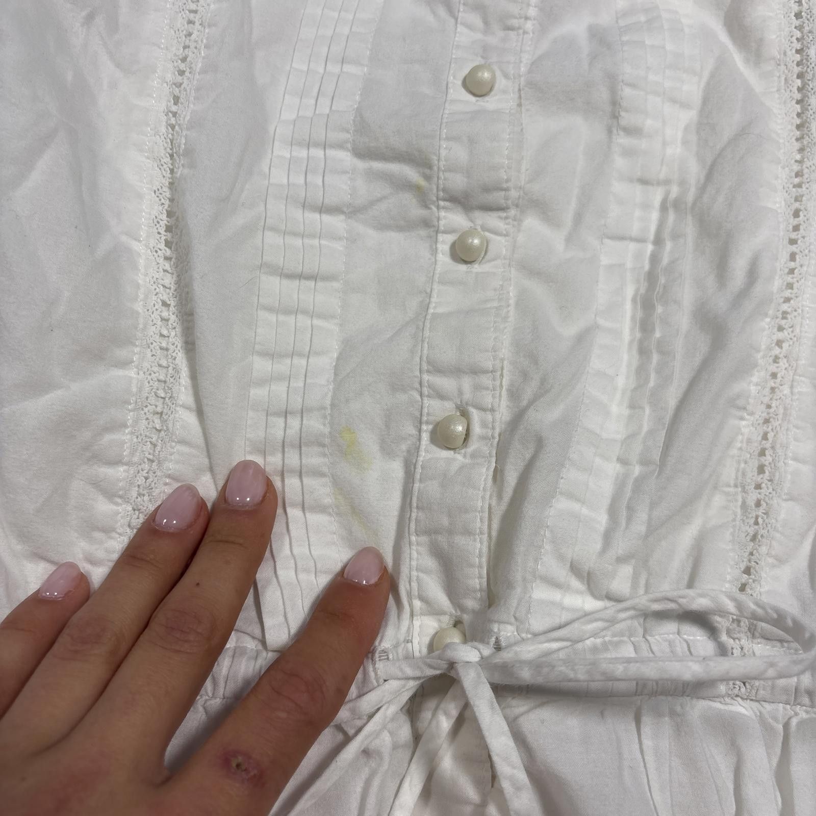 Other vintage cotton white milk maid blouse top Size XL / US 12-14 / IT 48-50 - 4 Thumbnail