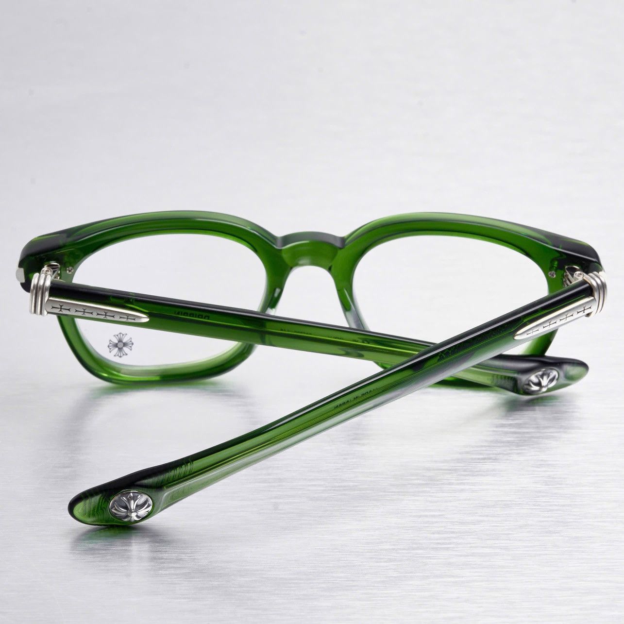 Chrome Hearts CHROME HEARTS DRIPPIN DARK OLIVE GLASSES Size ONE SIZE - 7 Thumbnail