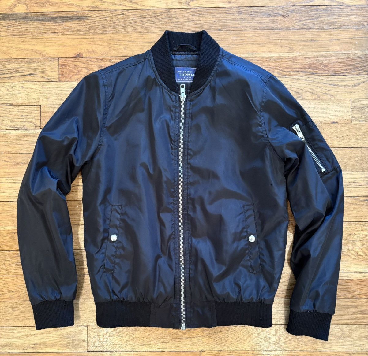 Topman × Vintage M65 Bomber Jacket Size US XS / EU 42 / 0 - 1 Thumbnail