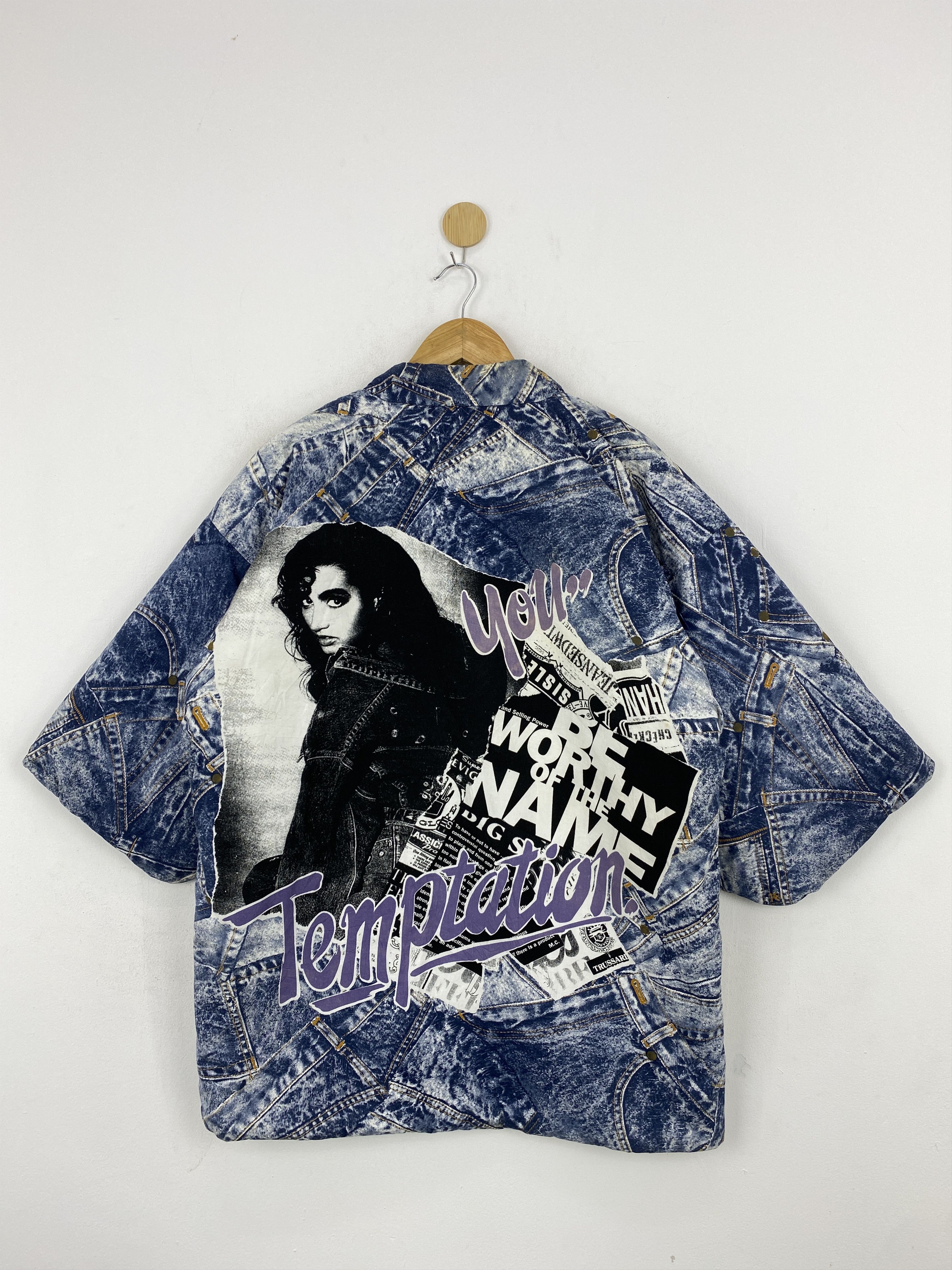 Japanese Brand × Vintage Vintage Meric Temptation All Over Printed Kimono Robe JA0128 Size US L / EU 52-54 / 3 - 1 Thumbnail