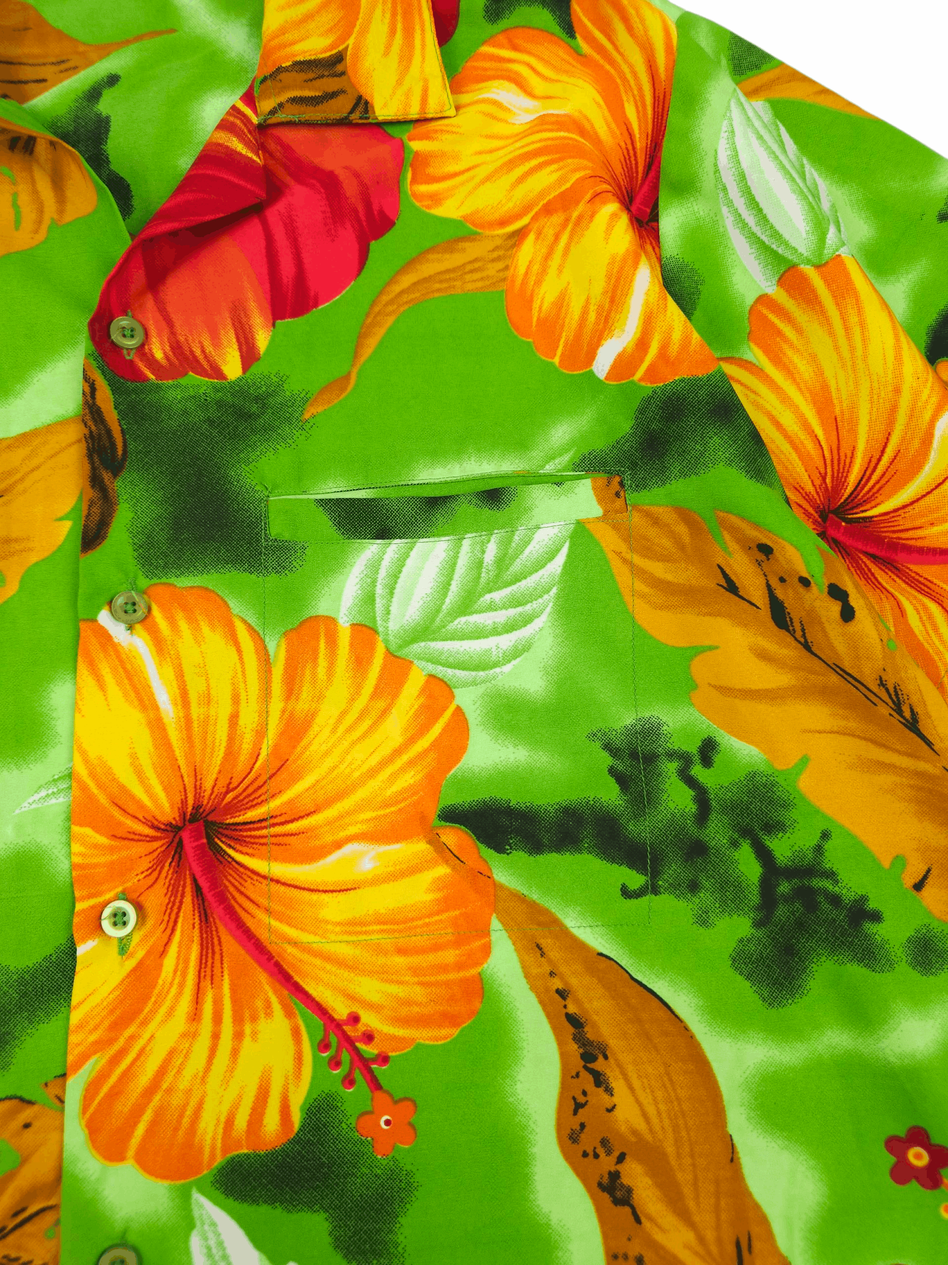 Vintage 💎 Crazy Vintage 90's Floral Hawaiian Short Sleeve Shirt Size US M / EU 48-50 / 2 - 4 Thumbnail