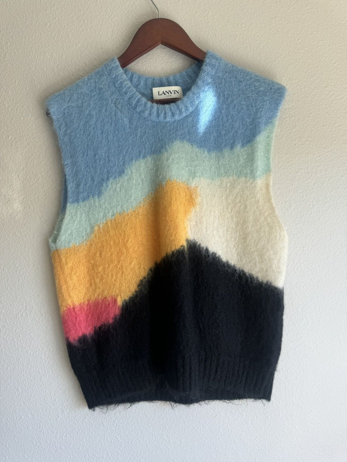 Lanvin LANVIN MOHAIR VEST Size US L / EU 52-54 / 3 - 1 Thumbnail
