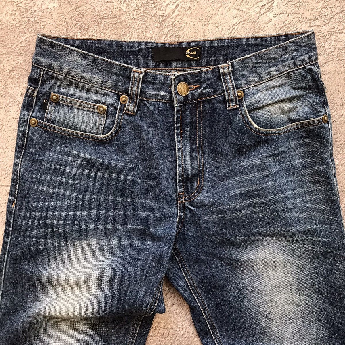 Vintage Vintage 90s Just Cavalli Distressed Baggy Jeans Streetwear 3 Size US 32 / EU 48 - 3 Thumbnail