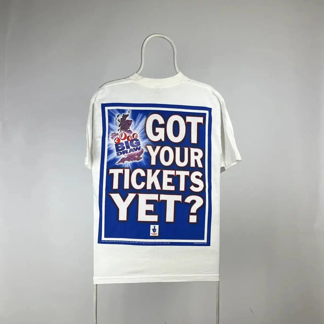 Band Tees The national lottery T-shirt 90s vintage size Large Size US L / EU 52-54 / 3 - 2 Thumbnail