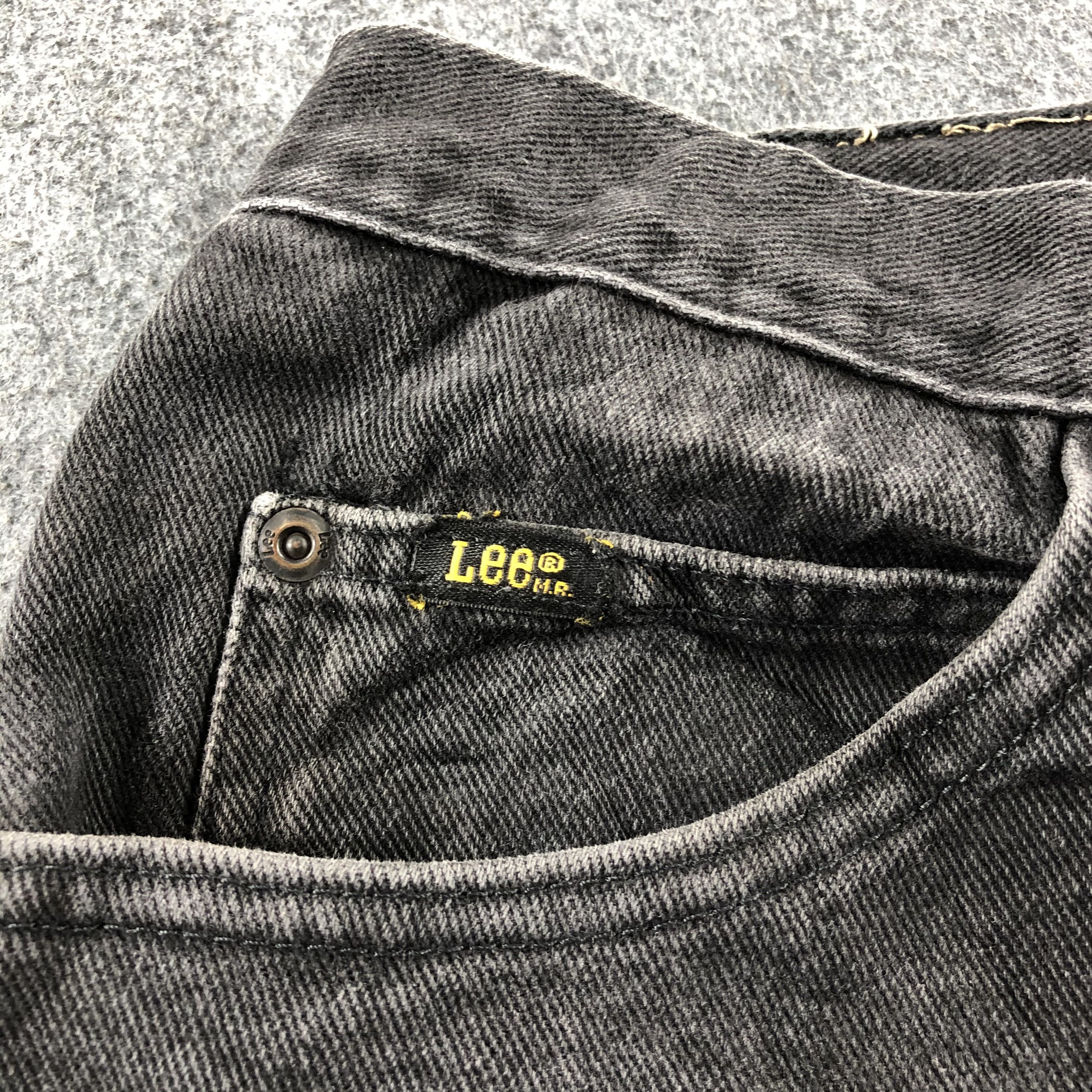 Lee Vintage Faded Black Lee Jeans-J2512 Size US 30 / EU 46 - 11 Thumbnail