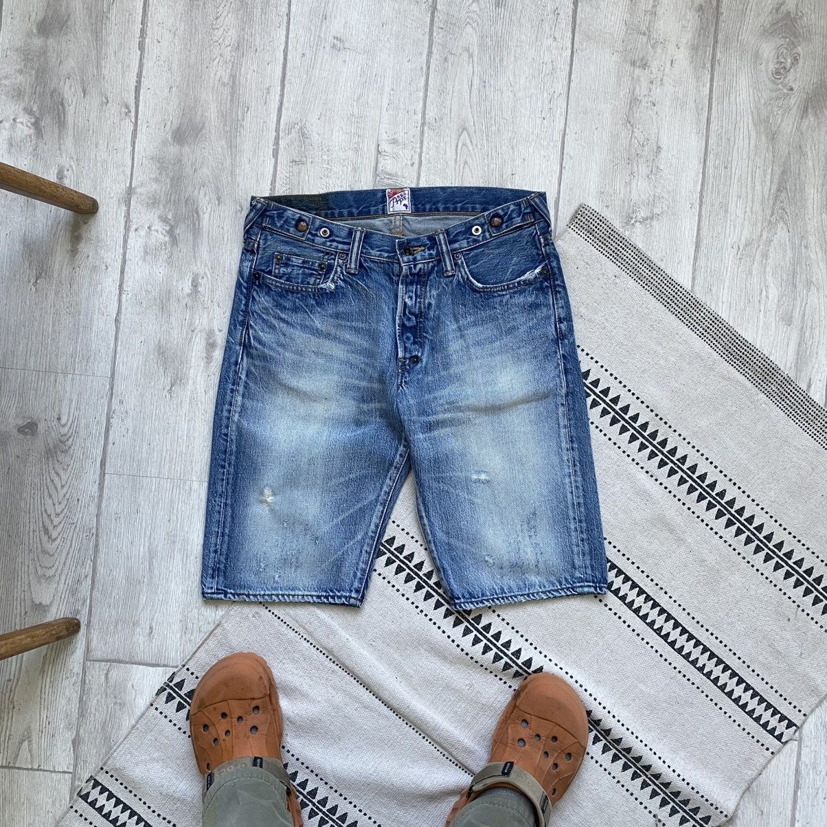 Prps Vintage Japanese Prps denim shorts jeans distressed Size US 29 - 5 Thumbnail