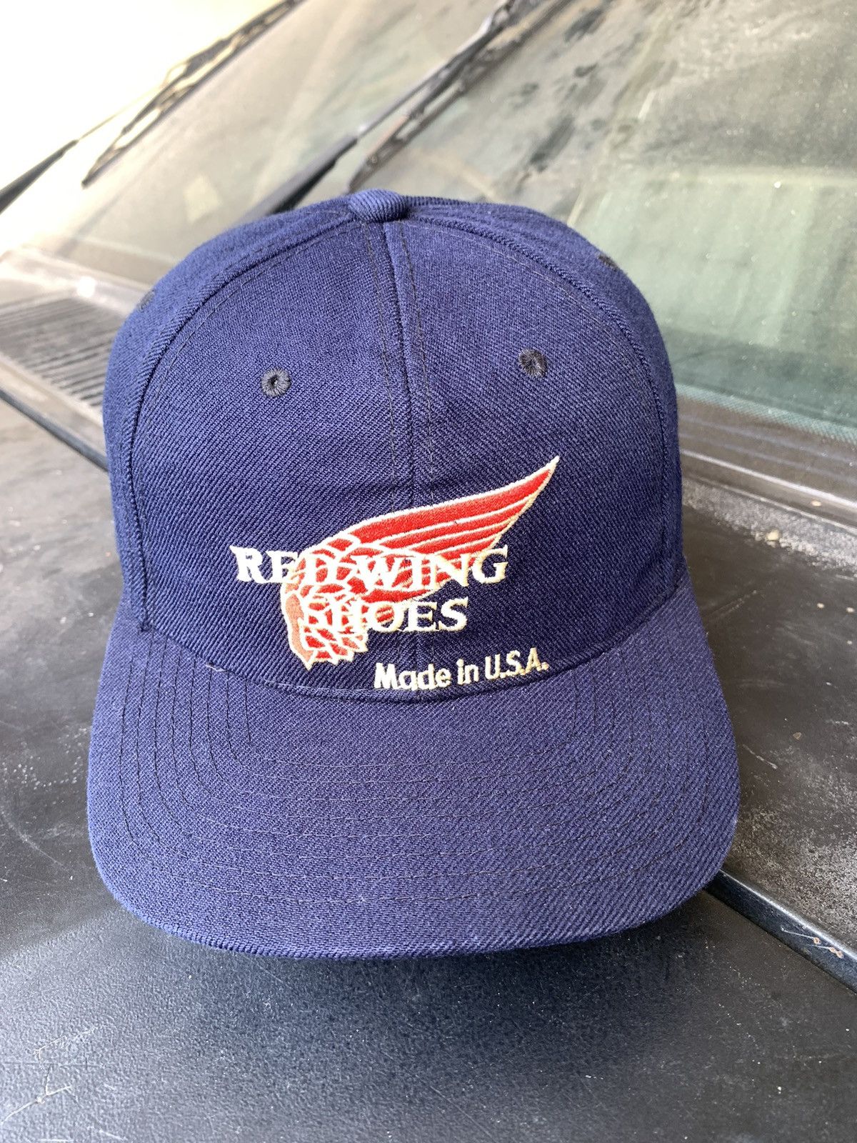 Red Wing × Vintage Vintage red wing shoes made in USA hat Size ONE SIZE - 1 Thumbnail