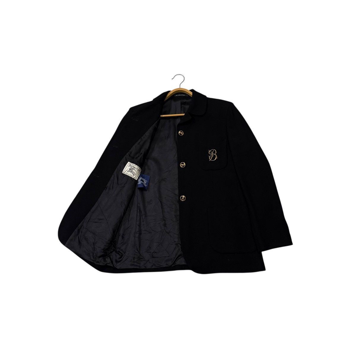 Burberry Vintage Burberry England Gold Buttons Casual Wool Jacket Size M / US 6-8 / IT 42-44 - 18 Thumbnail