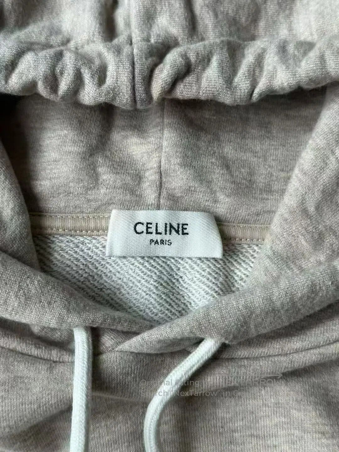 Celine Celine Embossed Logo Cropped Hoodie. Size S / US 4 / IT 40 - 3 Thumbnail