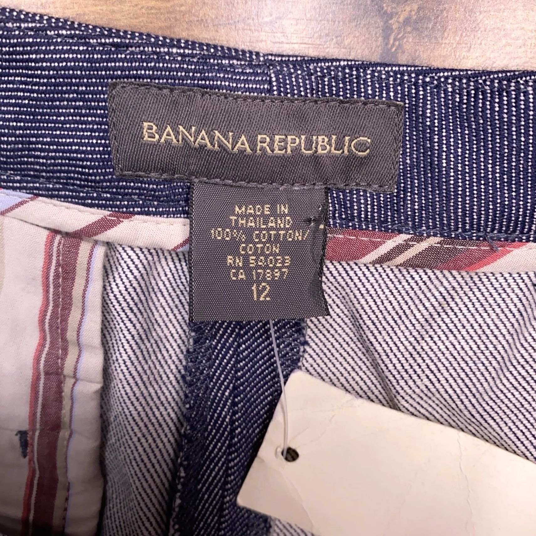 Banana Republic **Banana Republic Blue High Rise Women's 12 Regular Fit Pants** User: Banana Republic Blue High Rise Women's 12 Regular Fit Pants Size 34" / US 12 / IT 48 - 5 Thumbnail